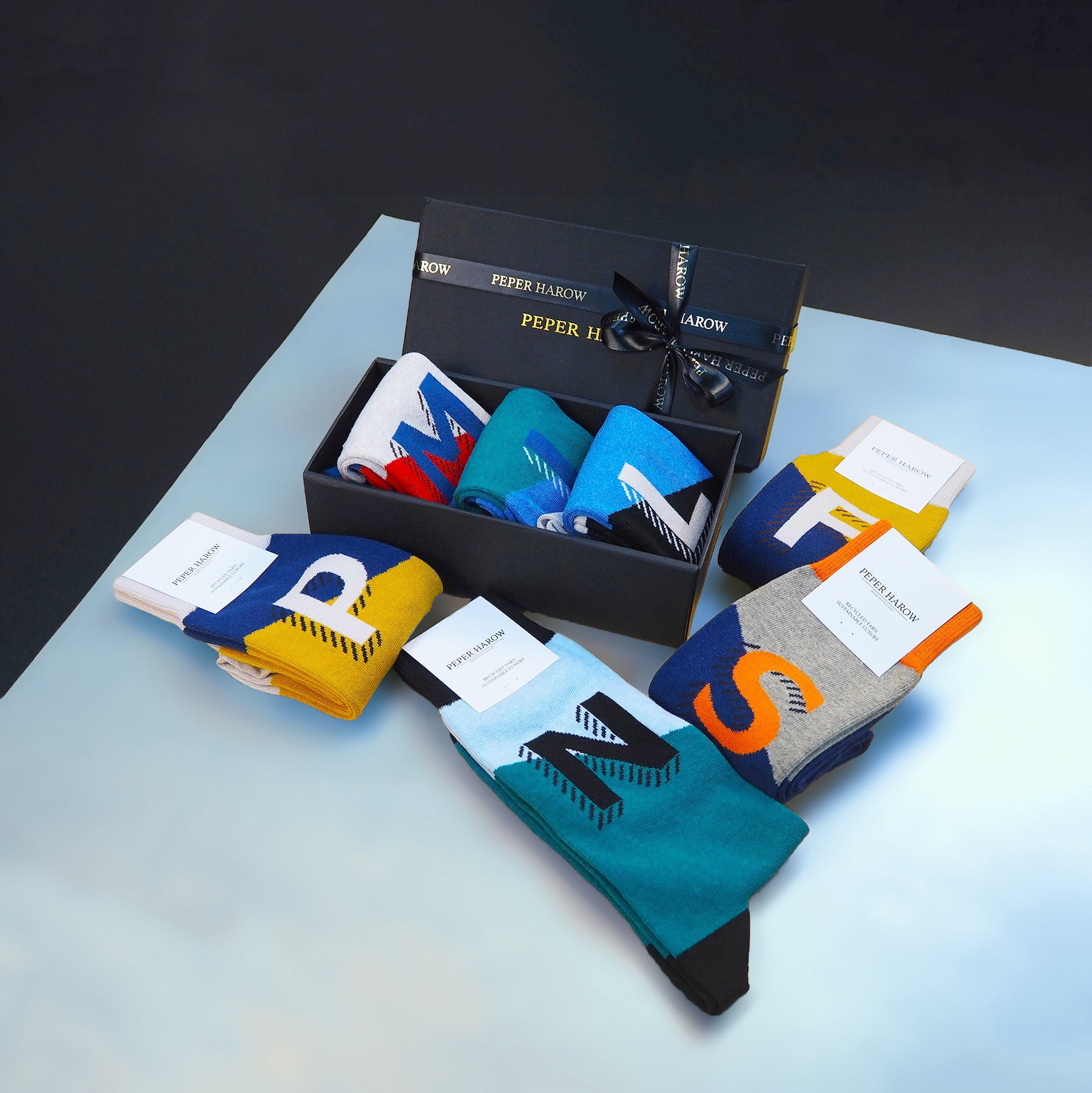 Custom Men's Alphabet Gift Box by Peper Harow