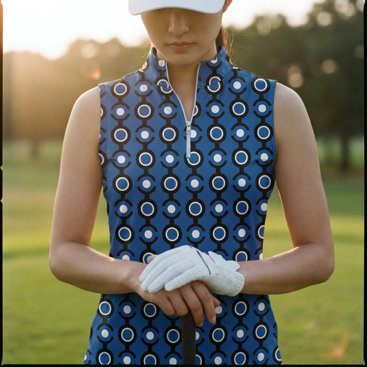 Connect The Dots Sleeveless Polo by Putter Girl