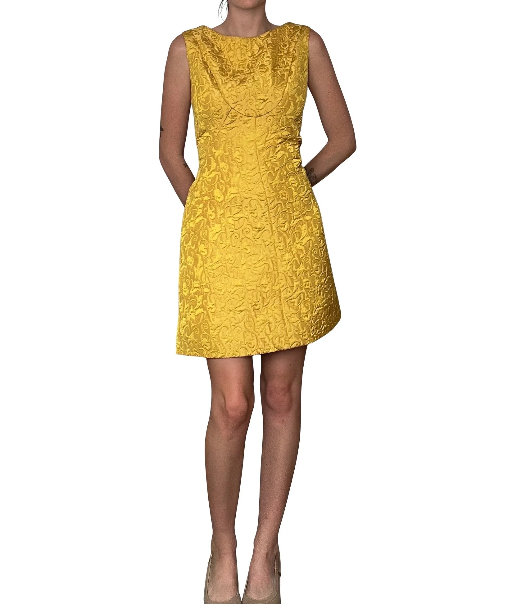 1960s Balmain Baroque Dress by Ascensio Vintage
