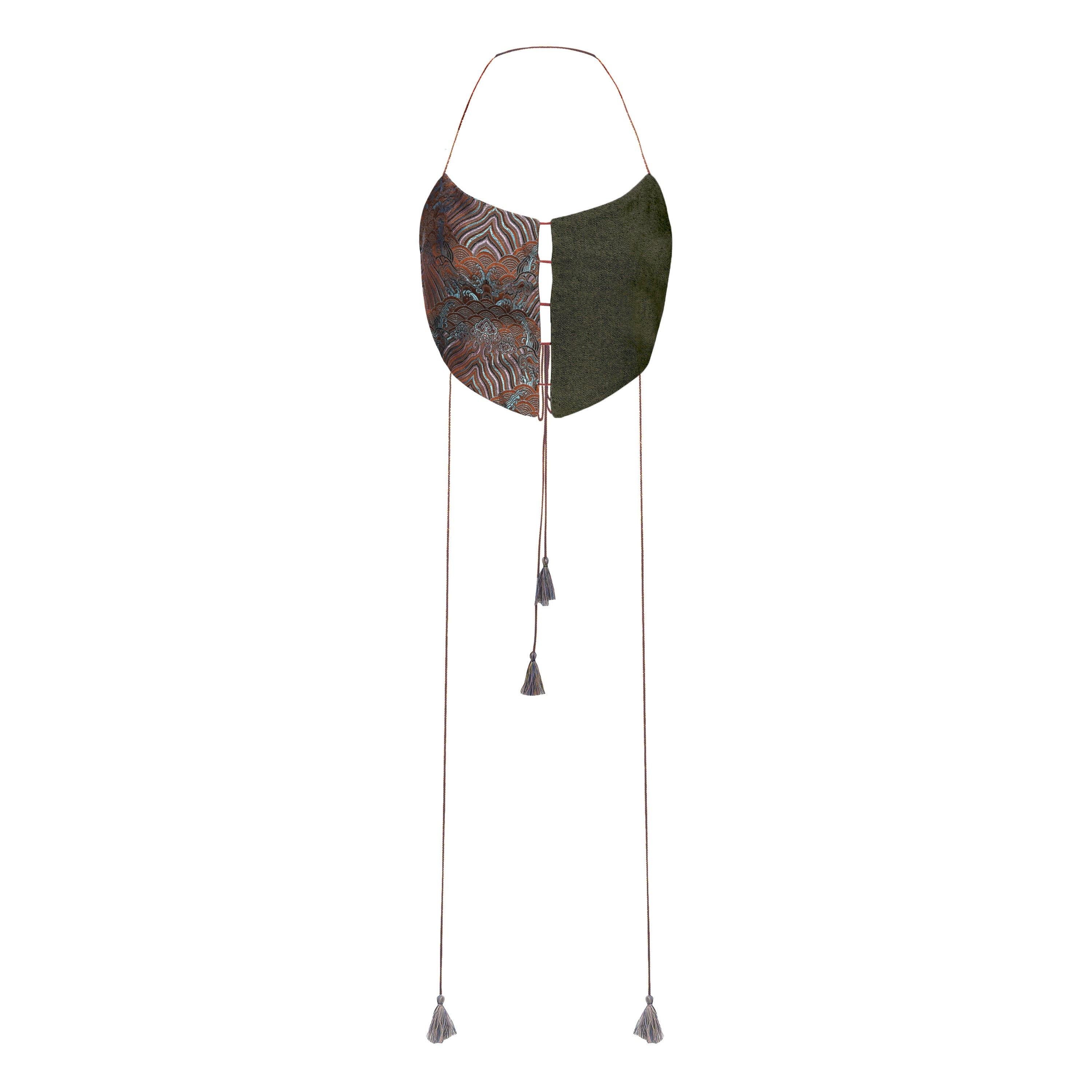 La Contrast Apron Top SAMPLE SALE by DAWANG