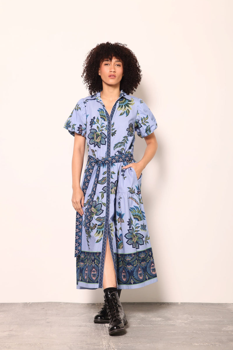 PERIWINKLE MOSAIC DELLA DRESS by Maude Vivante