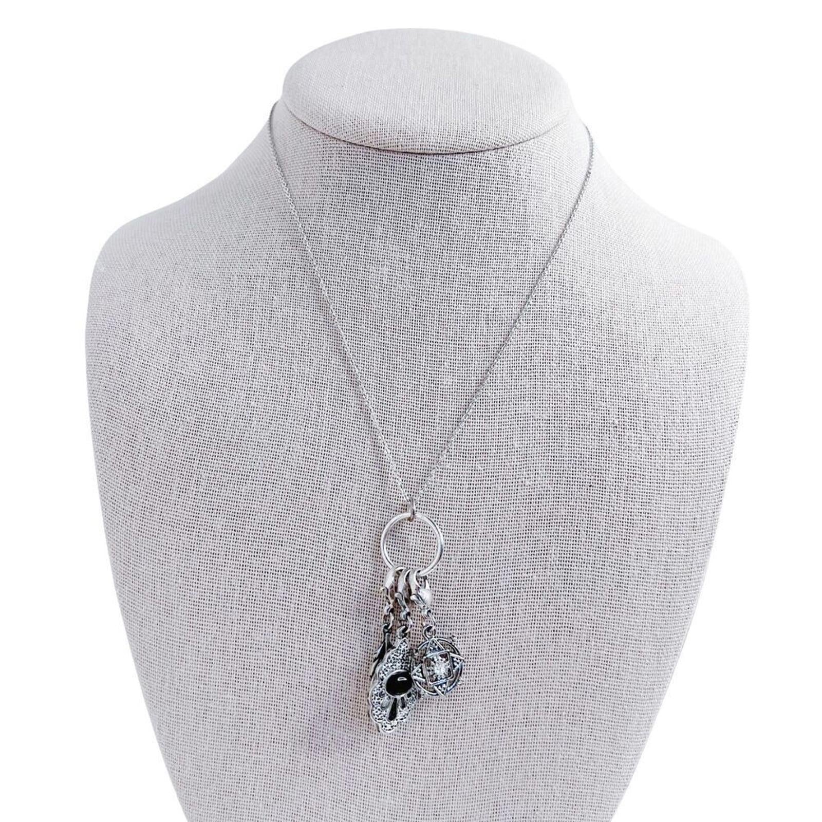 Topshop Silver Chain Necklace Boho Charms Dainty by Hot Girl Secondhand