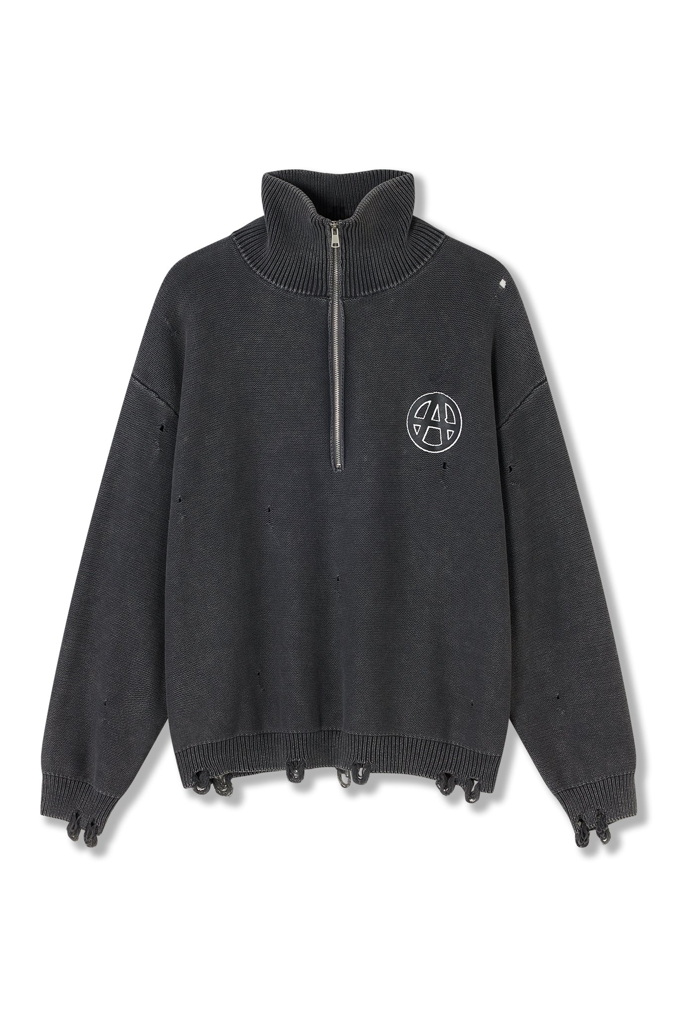 ANARCHY SWEATER GREY by Acupuncture1993