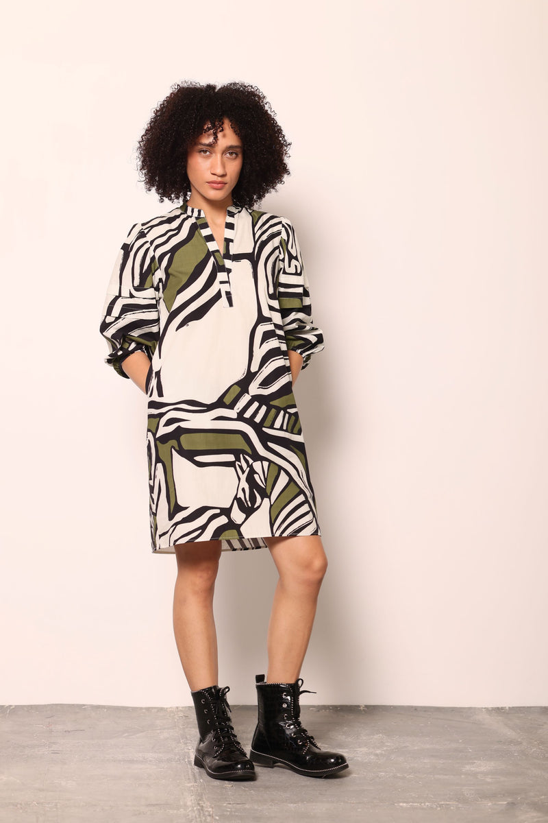 ZEBRA FREYA DRESS by Maude Vivante