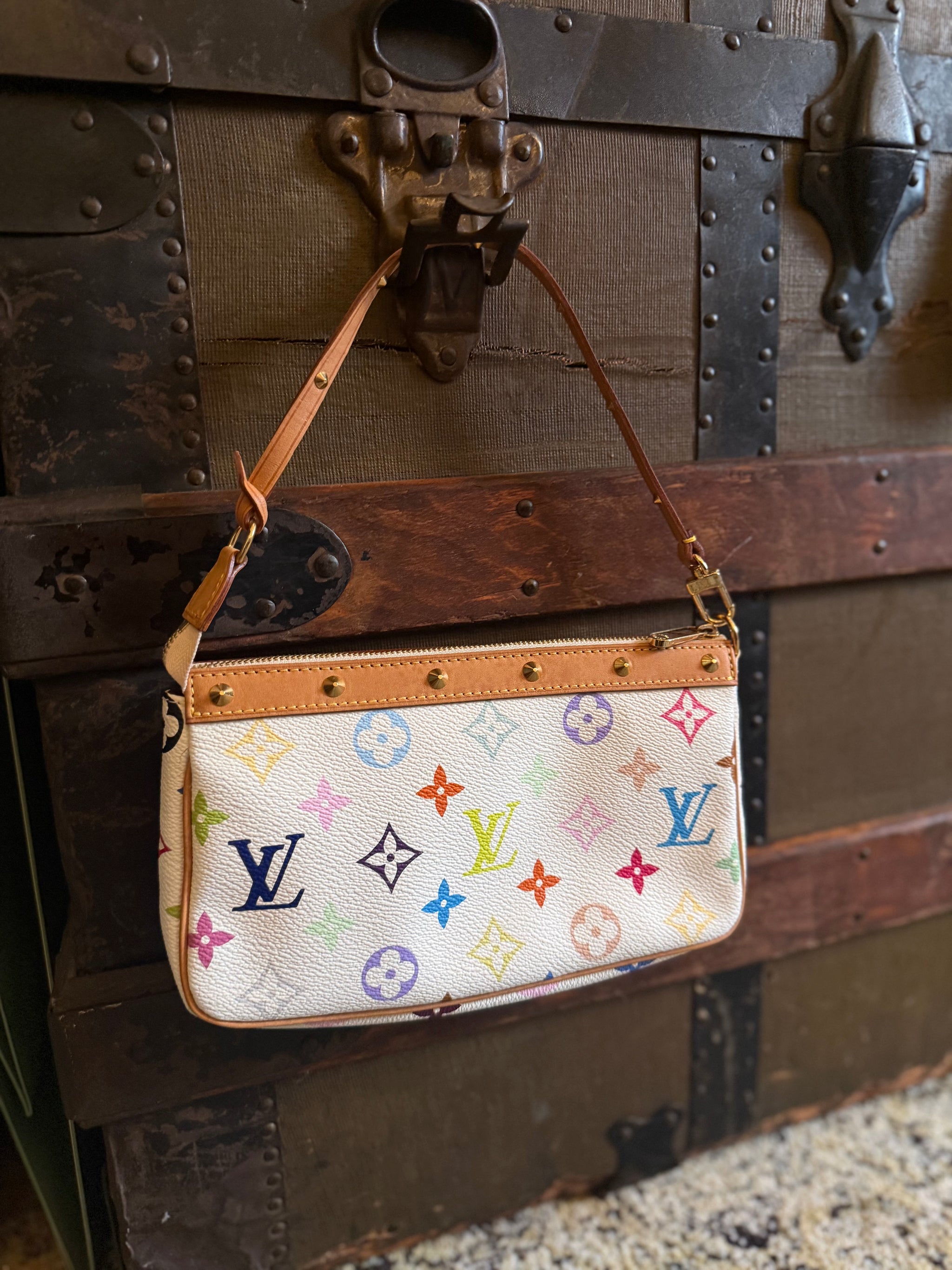 Louis Vuitton x Takashi Murakami Pochette by The Vintage New Yorker