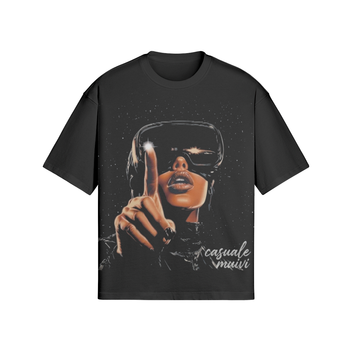 Space Girl T-Shirt by Casuale Muivi