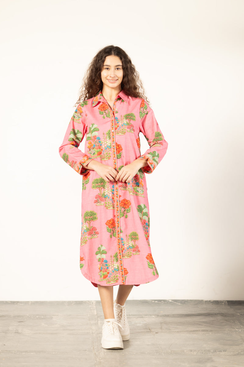 PINK ISLES LIZ DRESS by Maude Vivante