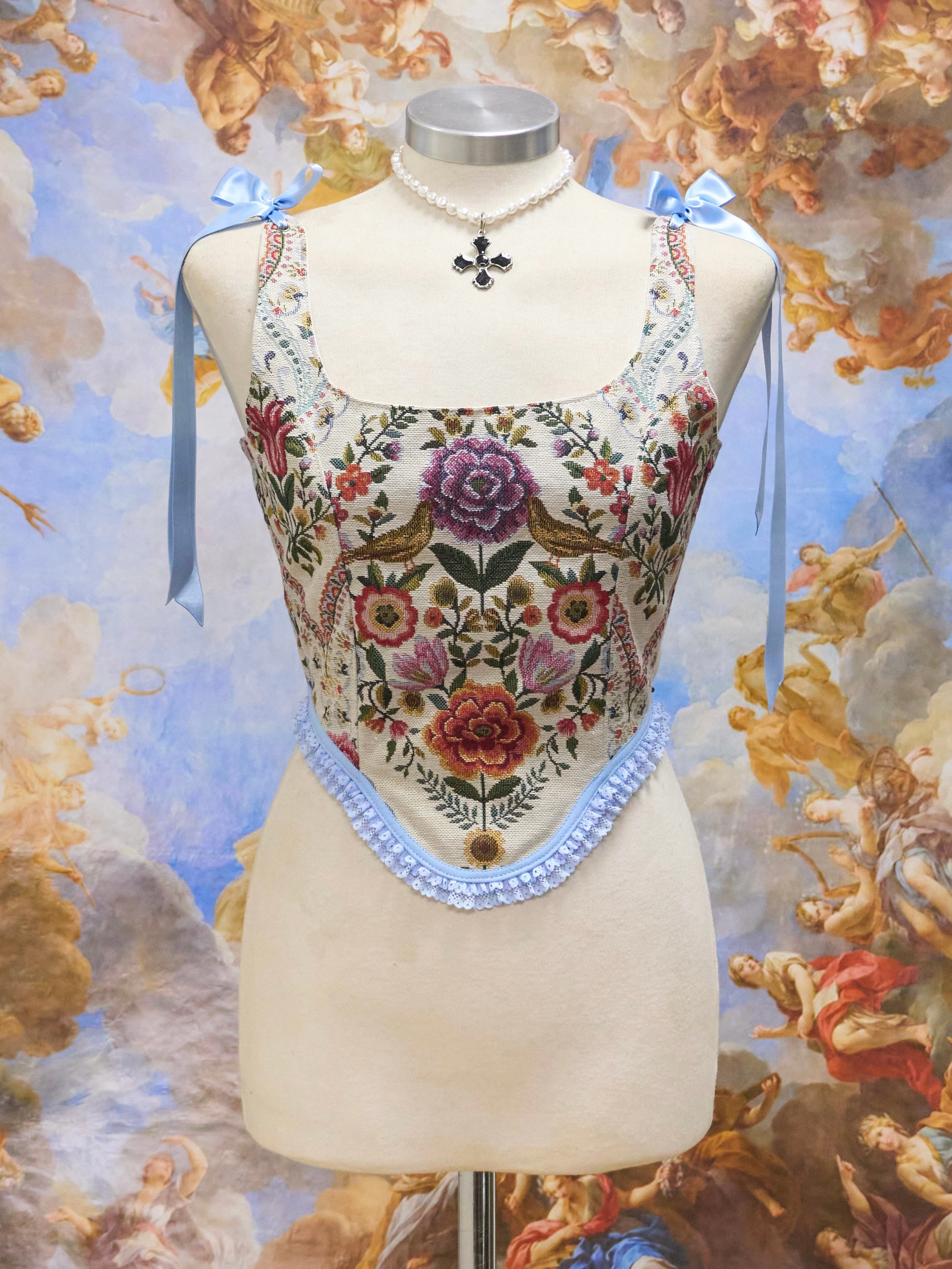 Tapestry soft corset by Emjota Studio