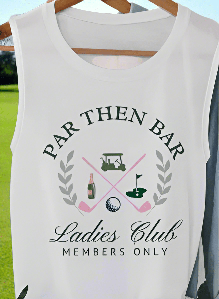 Par Then Bar Tee Shirt by Putter Girl