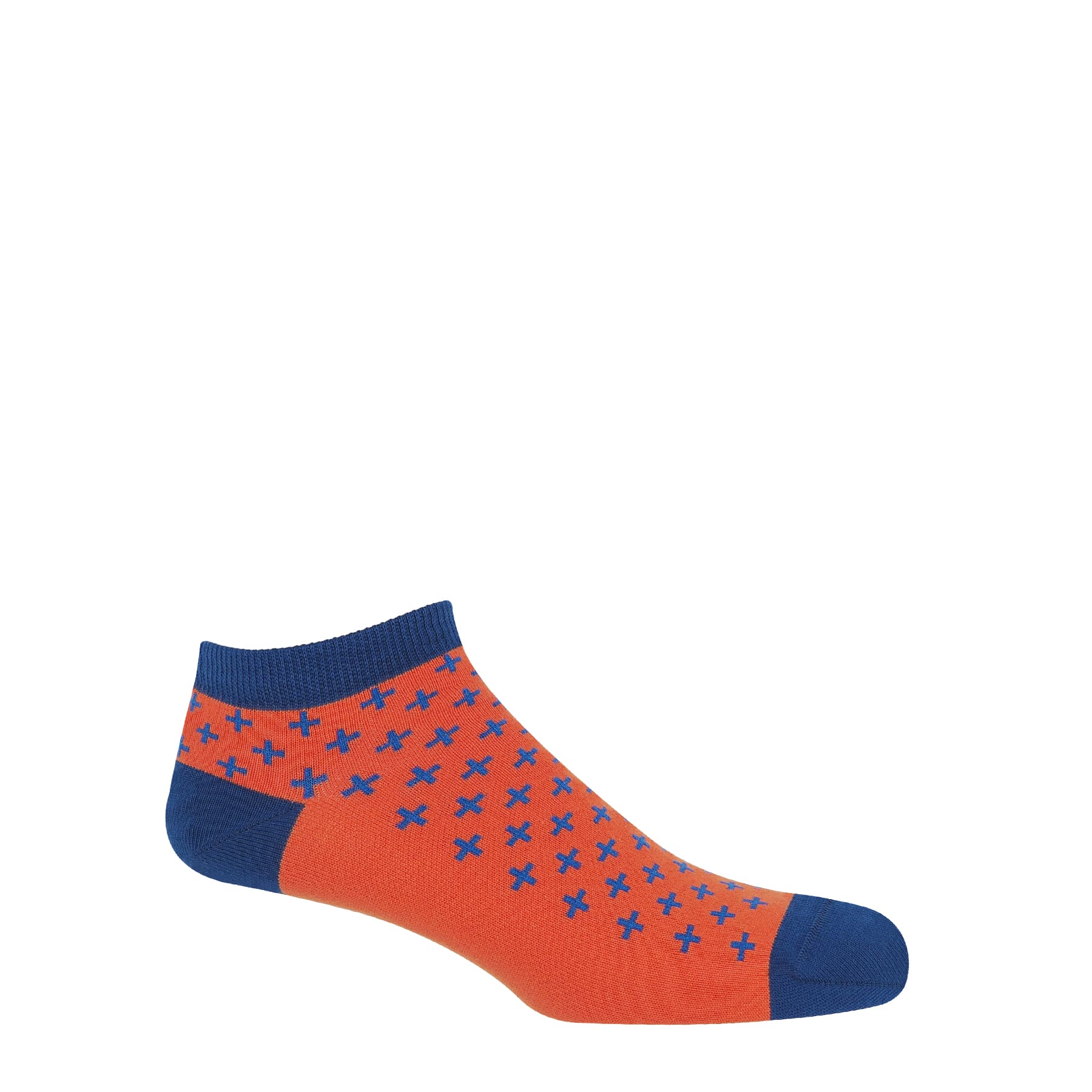 Crosslet Men's Trainer Socks - Orange by Peper Harow