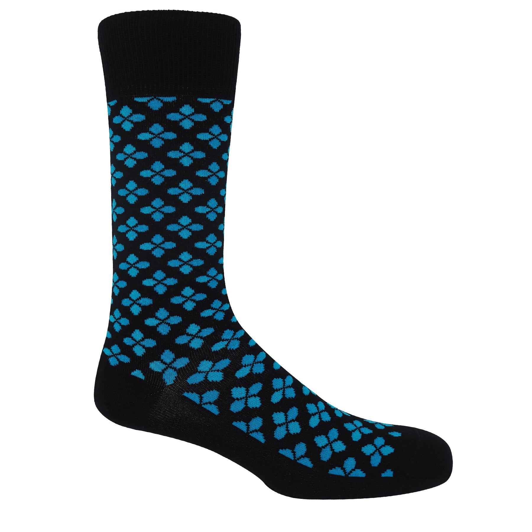 Clover Men's Socks - Black by Peper Harow