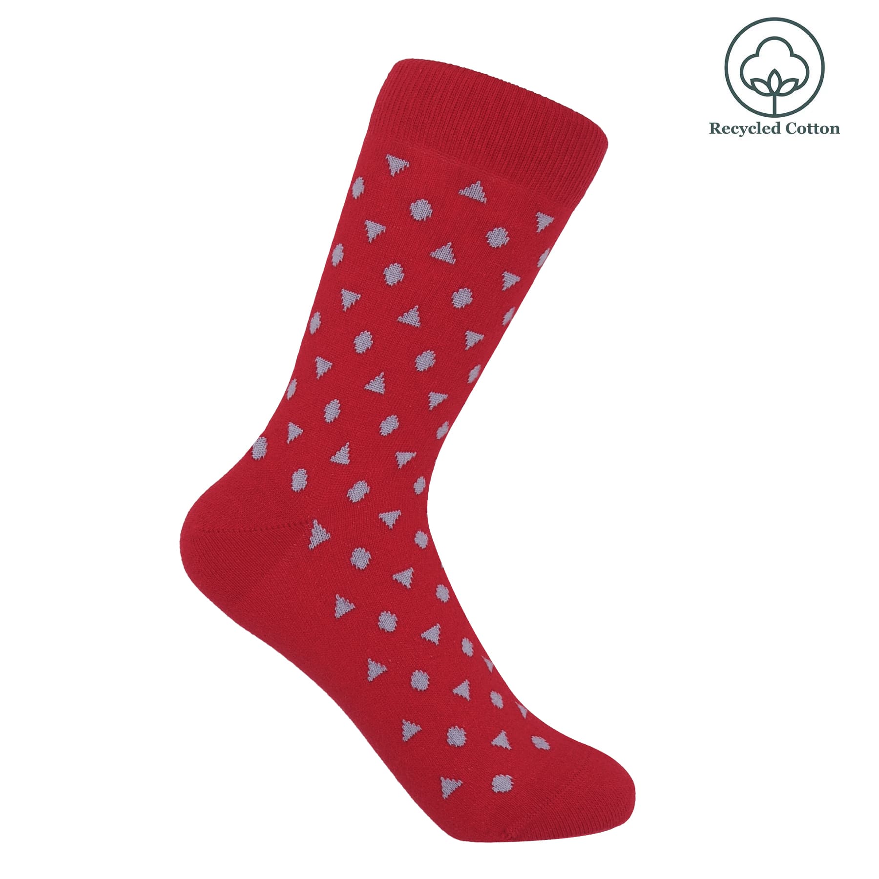 Confetti Women's Socks - Red by Peper Harow