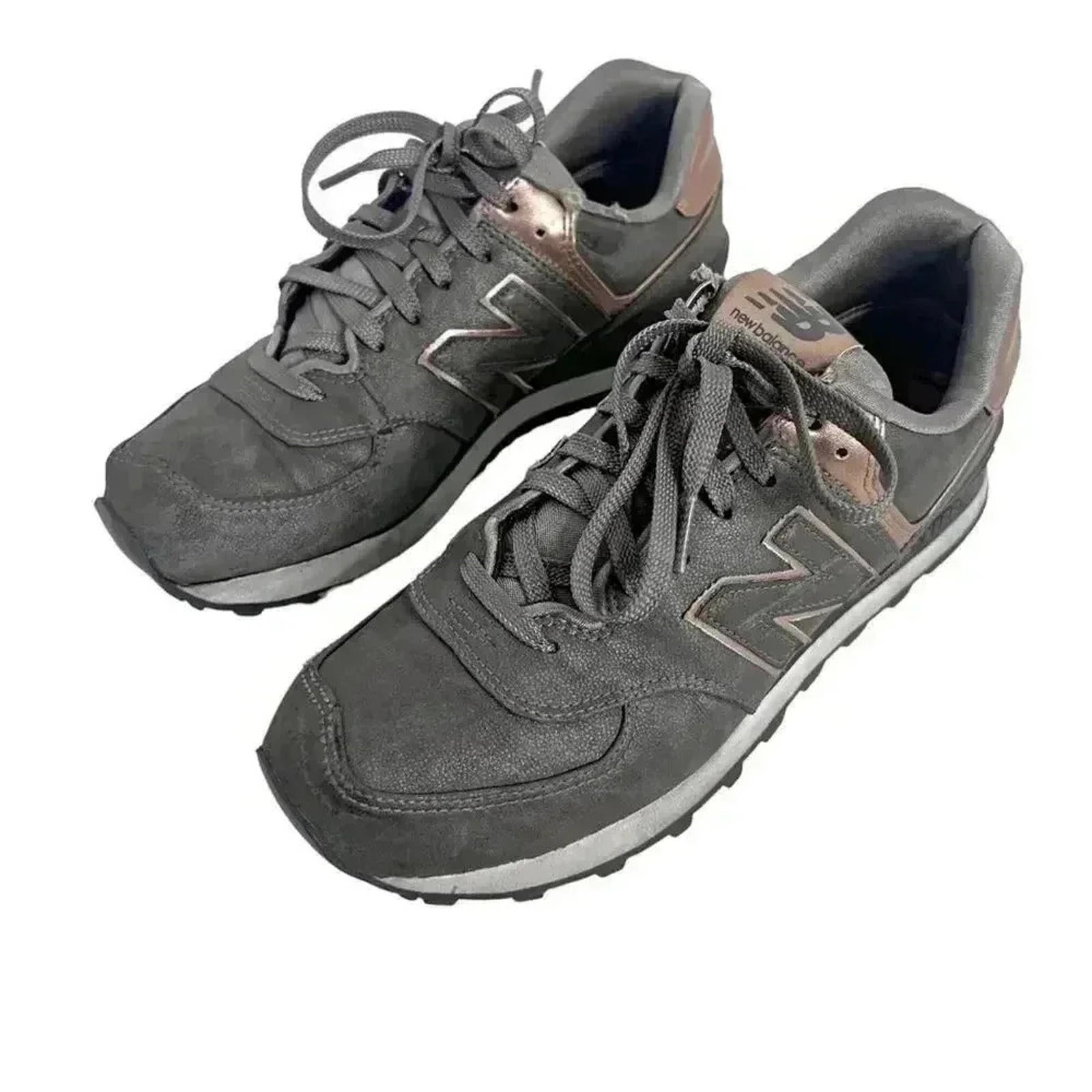 New Balance Encap 574 Precious Metals Grey Rose Gold Sneakers Women's by Hot Girl Secondhand