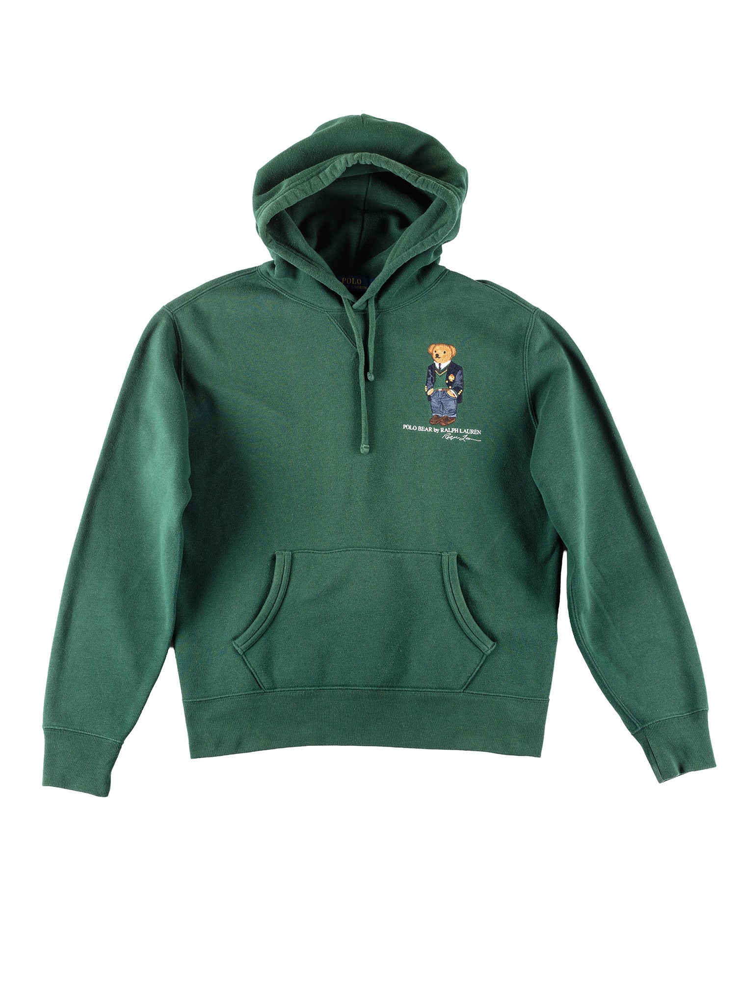 Vintage 00's Men Ralph Lauren Hoodie in Green by Northern Grip