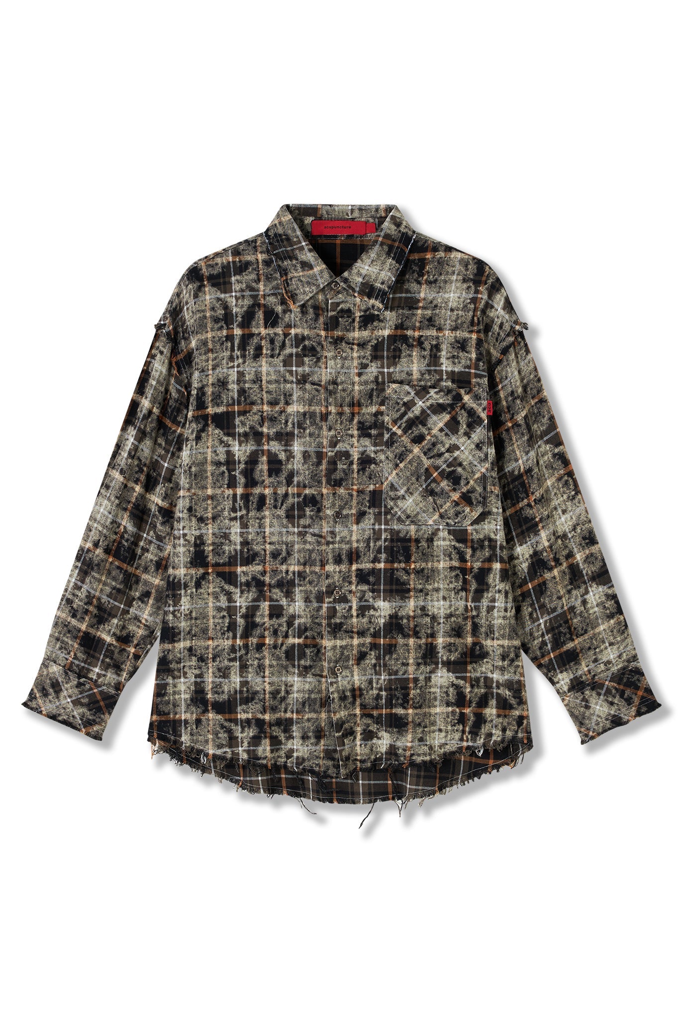 HYPER ACID SHIRT BLACK GRID by Acupuncture1993