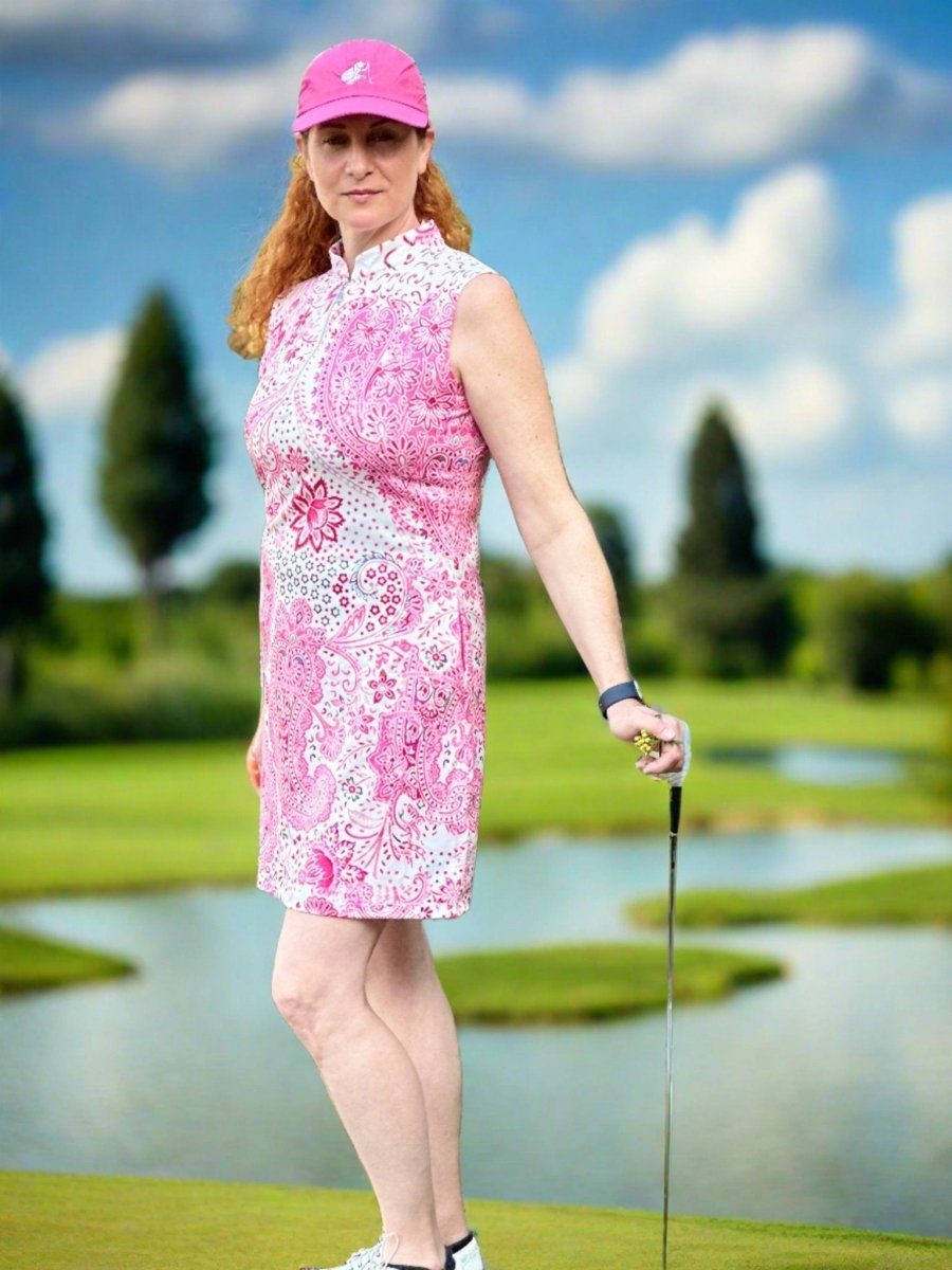 Paisley Pink Golf Dress by Putter Girl