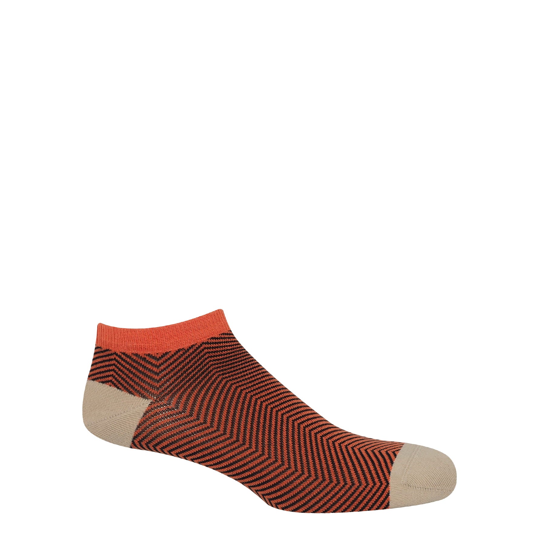 Lux Taylor Men's Trainer Socks - Orange by Peper Harow