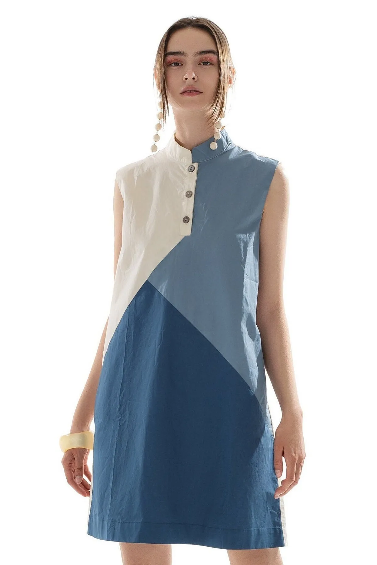 Color Block Shirt Dress by Shore Darling Co.