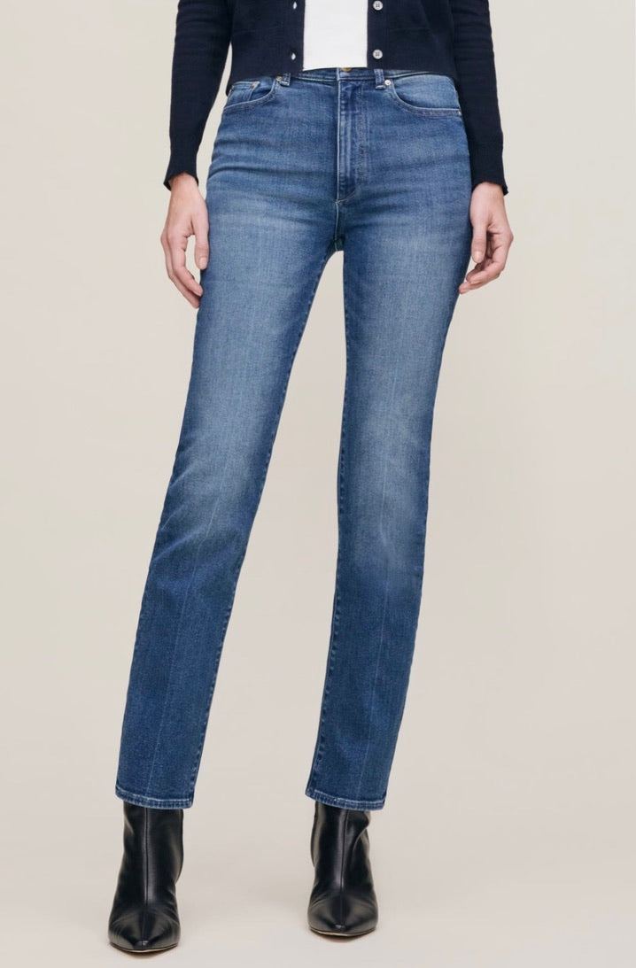 Dl1961 Halle Straight Instasculpt™ High Rise Jeans by Sierra Deene