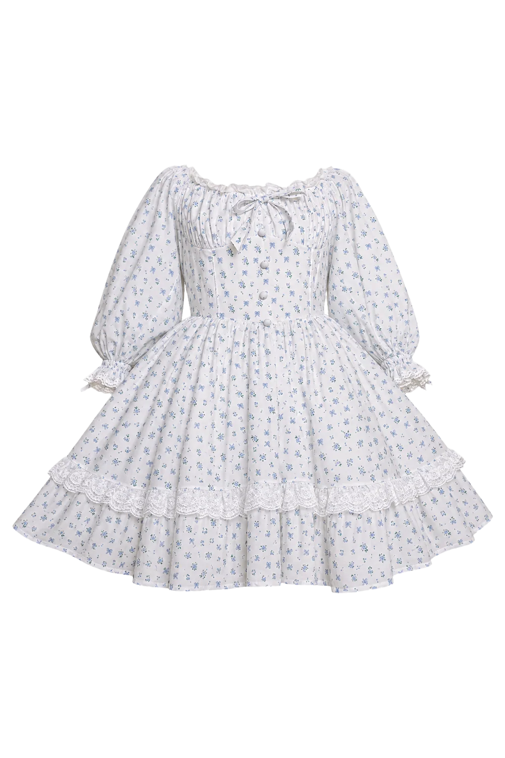 Blue Rose Carriage Dress by Miss Candyholic