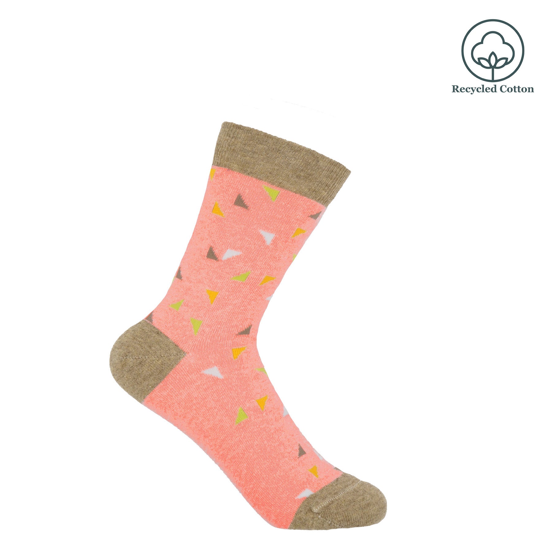 Trilateral Women's Socks - Pink by Peper Harow