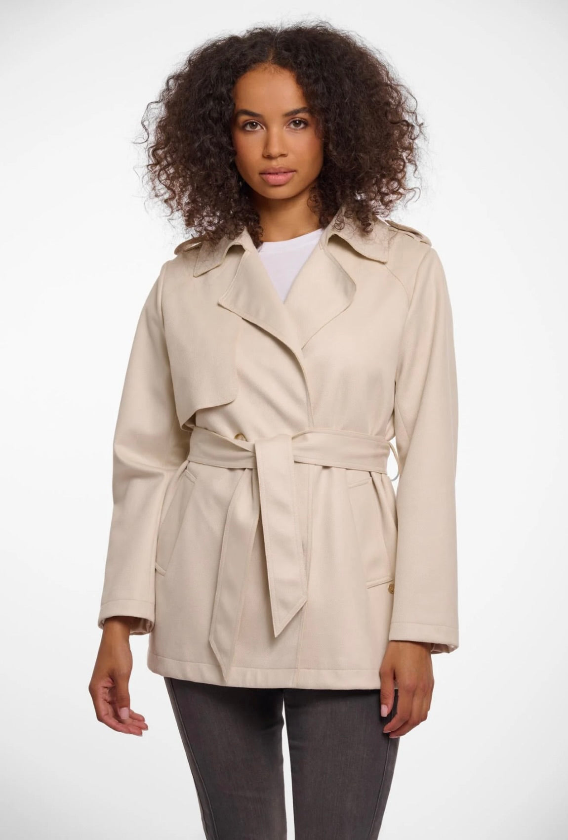 Caatje Short Trenchcoat by Sierra Deene