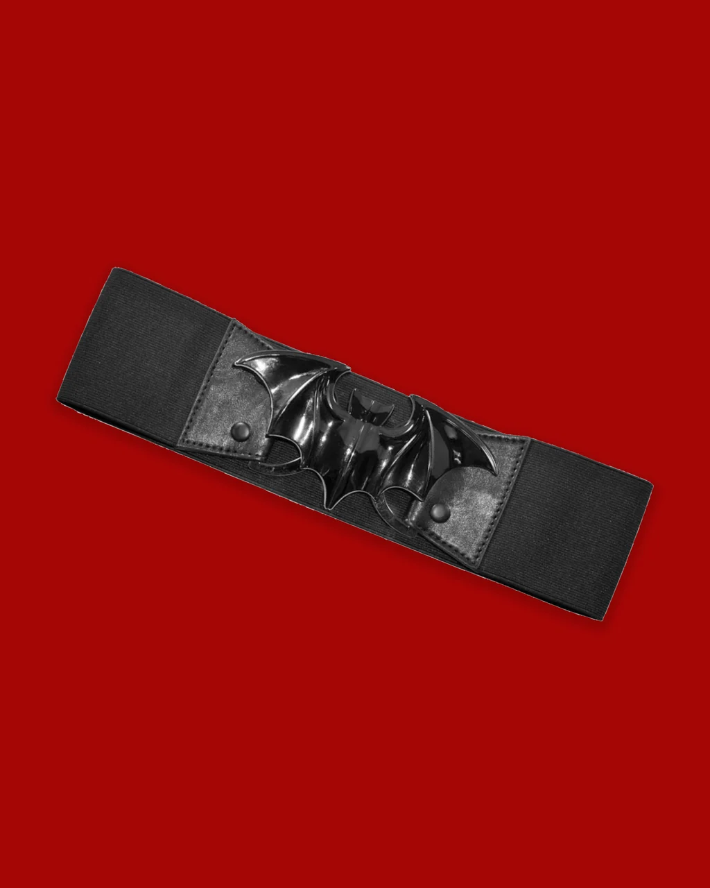 Elastic Waist Belt Bat Black by KATAKOMB