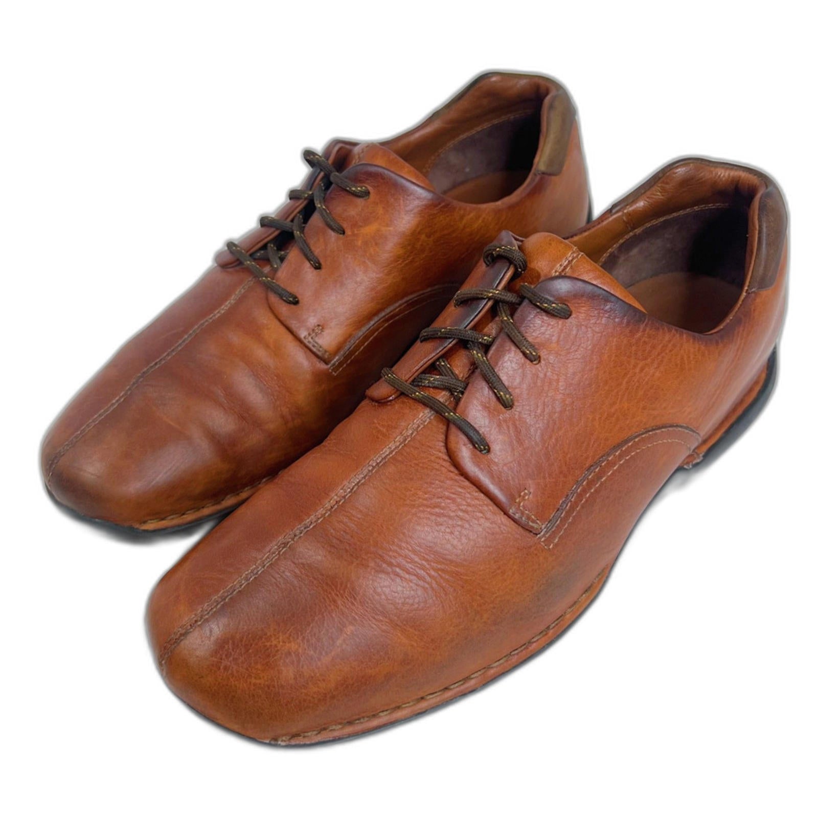 Cole Haan Cognac Brown Leather Lace Up Casual Oxfords Sneakers Men's S by Hot Girl Secondhand