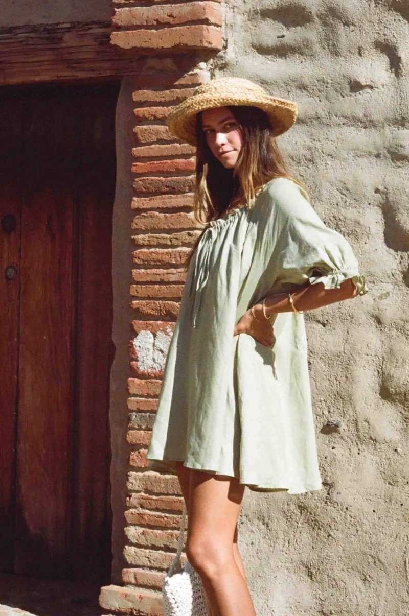 Portofino Dress - Sage Green Dress by Merritt Charles