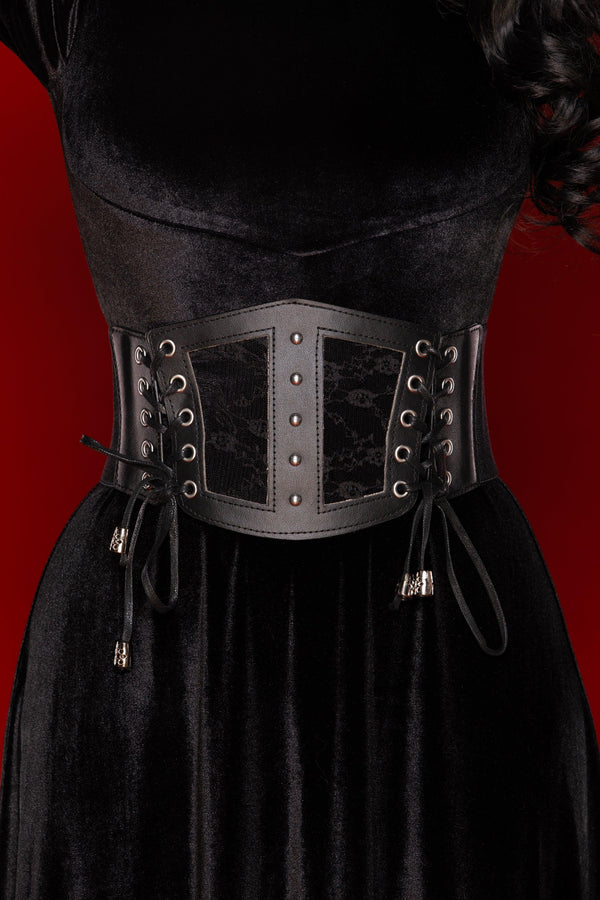 Lace Corset Belt by KATAKOMB