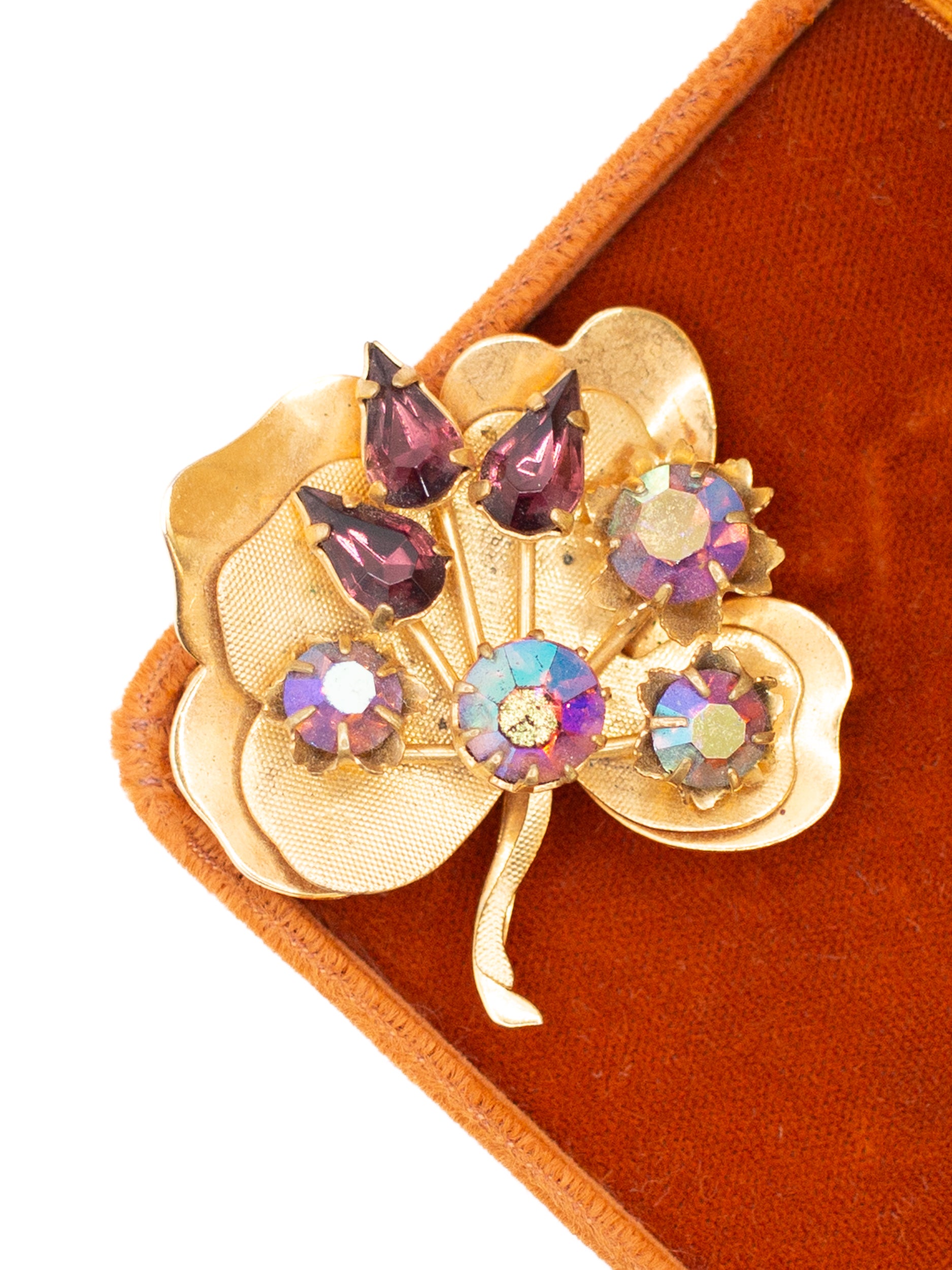 Vintage 50's Floral Brooch by Northern Grip
