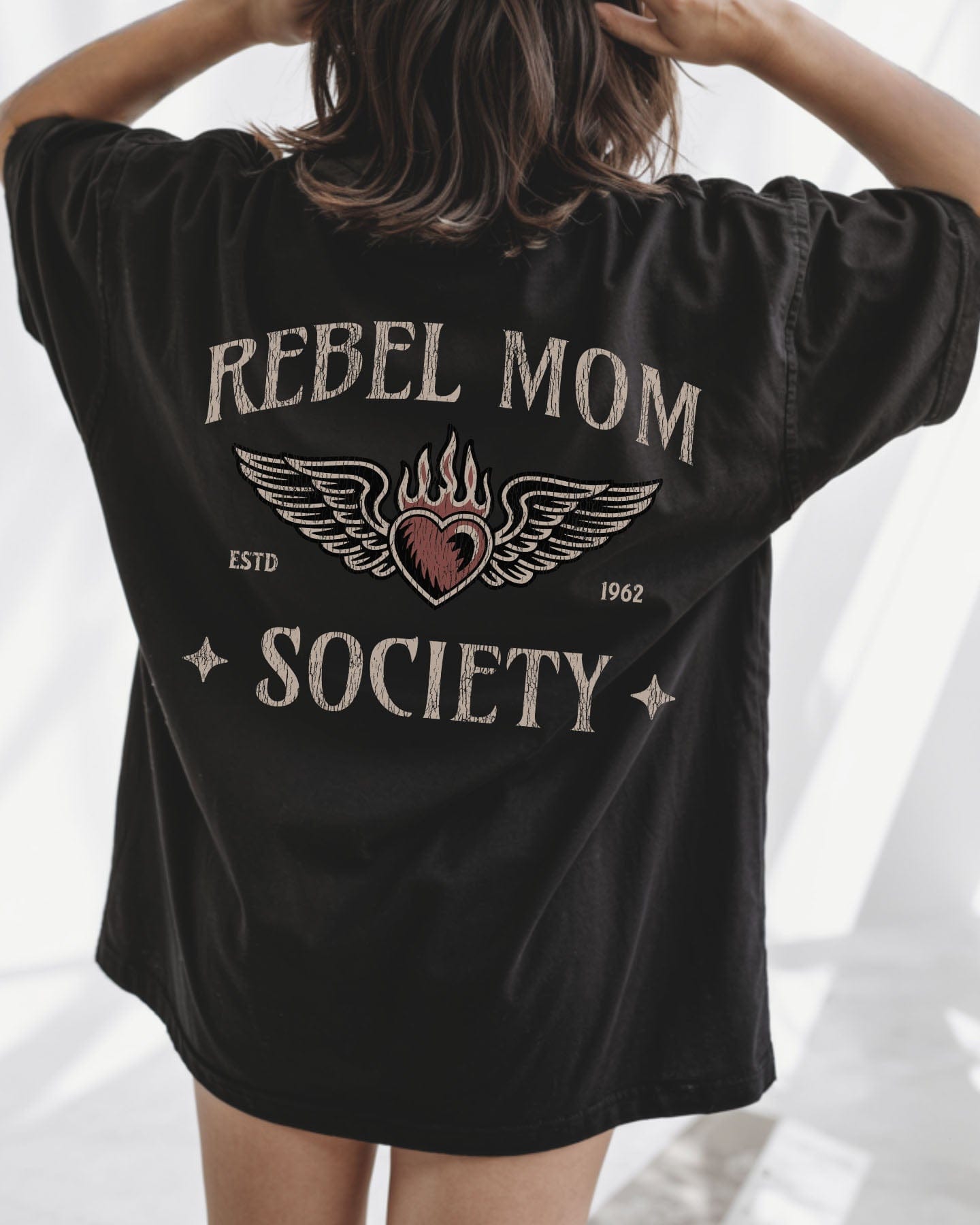 Rebel Mom Society T-shirt by DILLO Outfitters