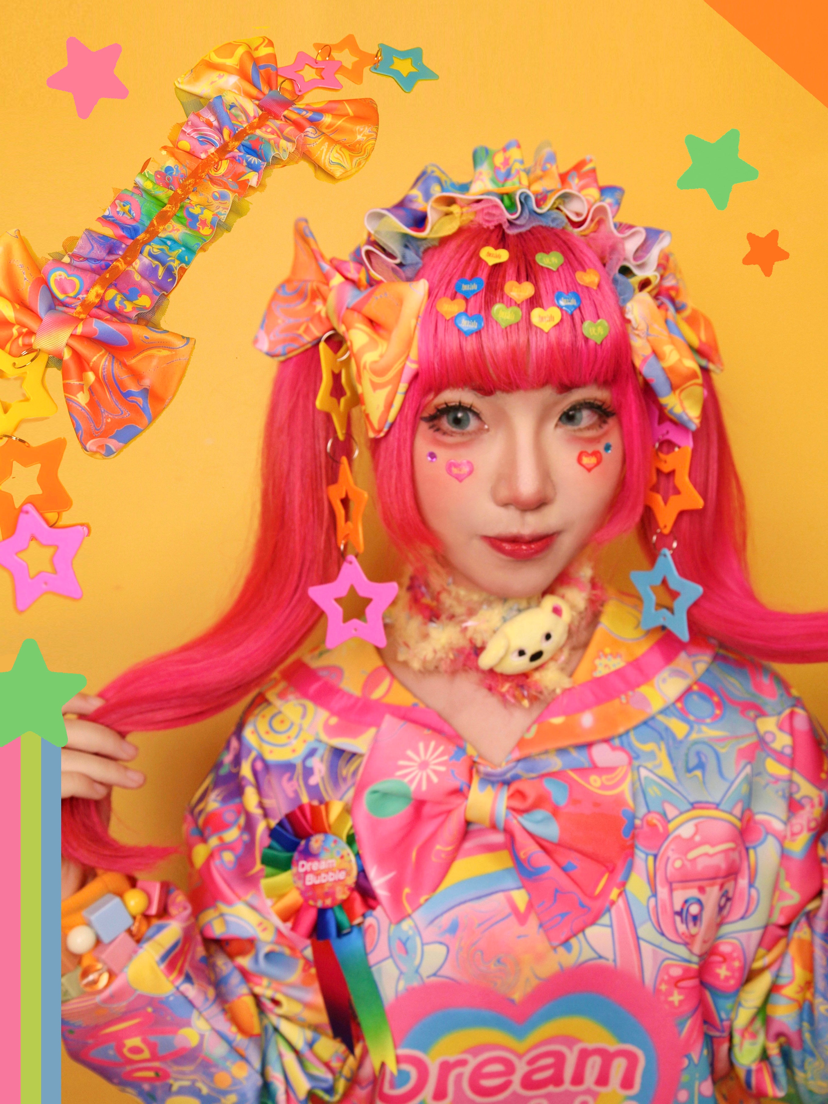 Rainbow Decora Kei Headband - Dream Bubble by Land Decora
