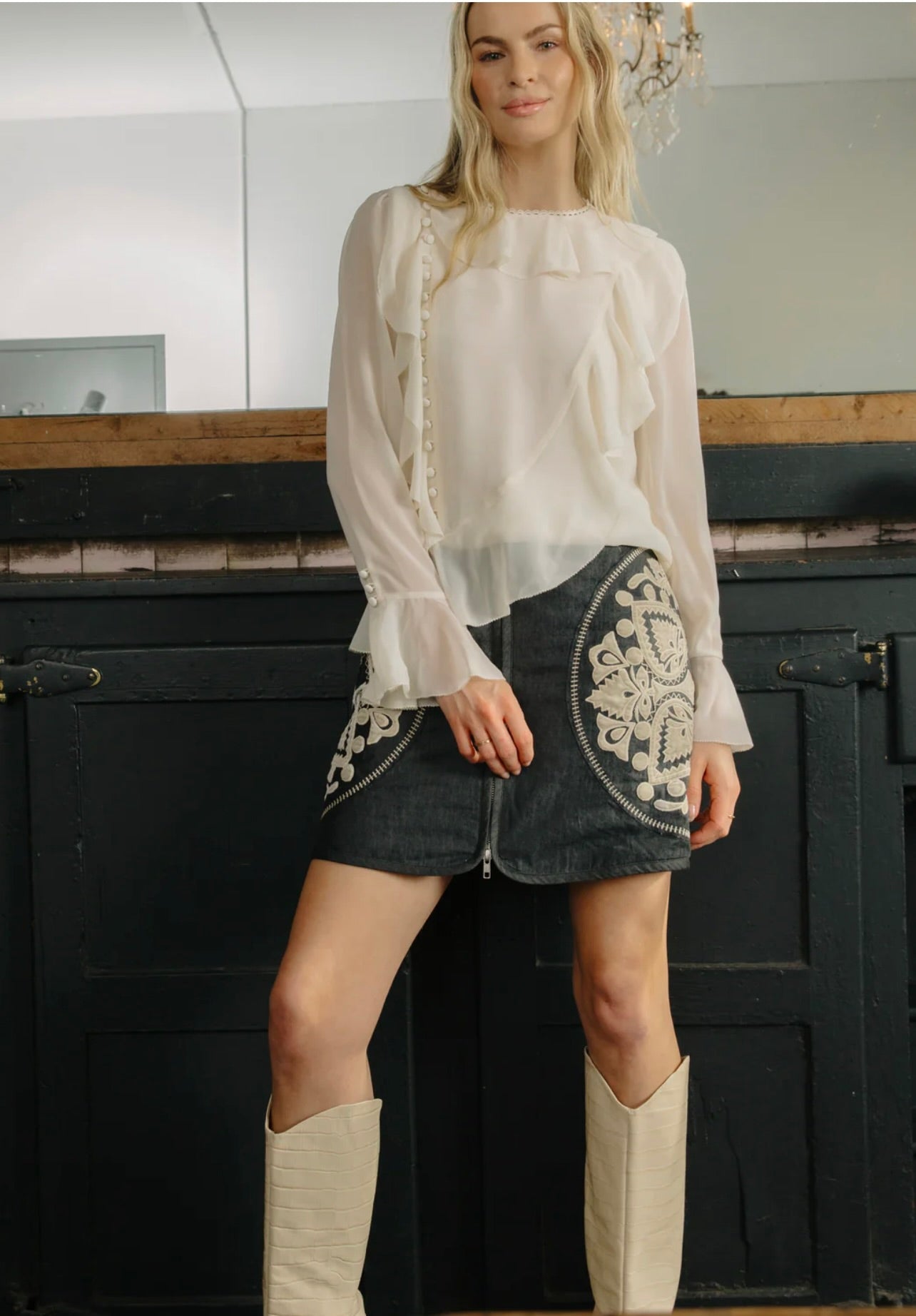 Love the Label Ayla Skirt by Sierra Deene