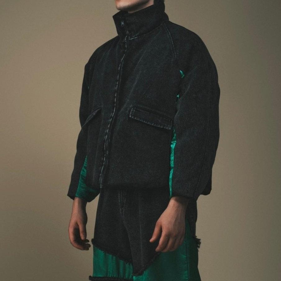 TSINGTAO x DAWANG Reversible Puffer Jacket by DAWANG
