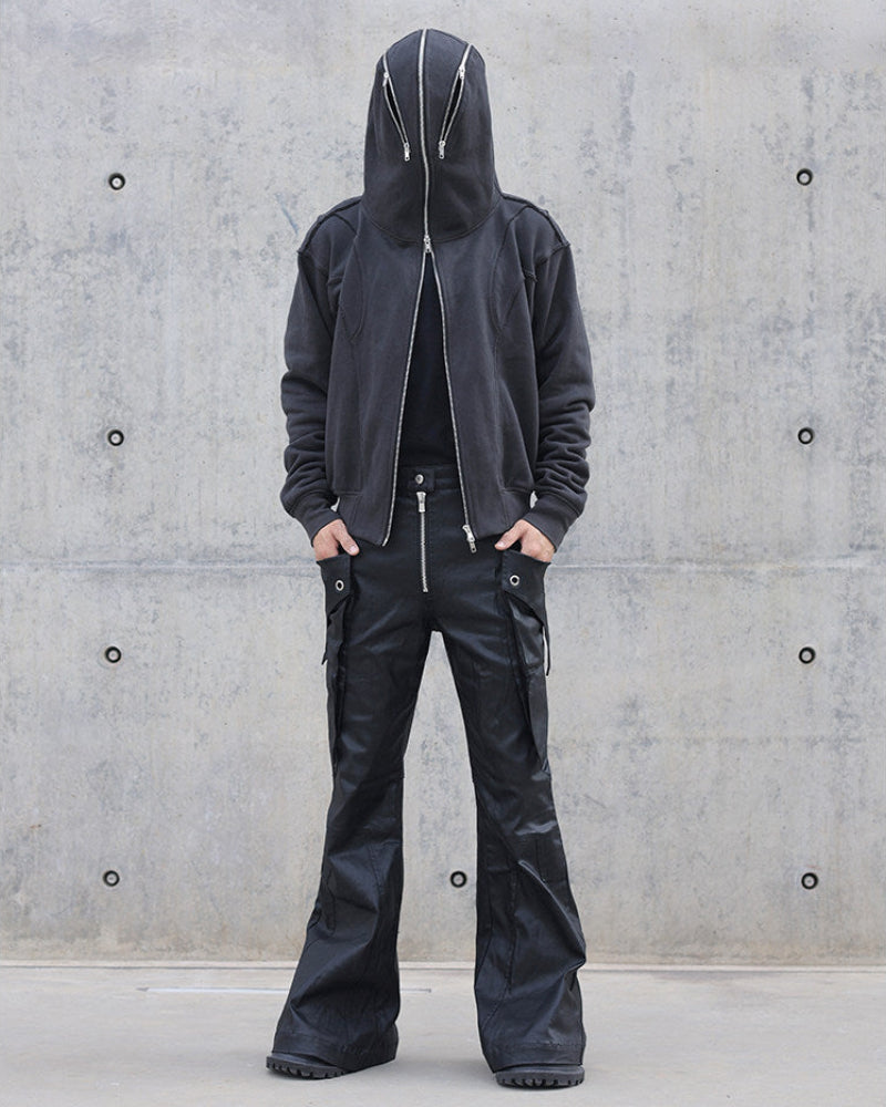 Hooded Zip Mask Opium Jacket by OFFCULTURE