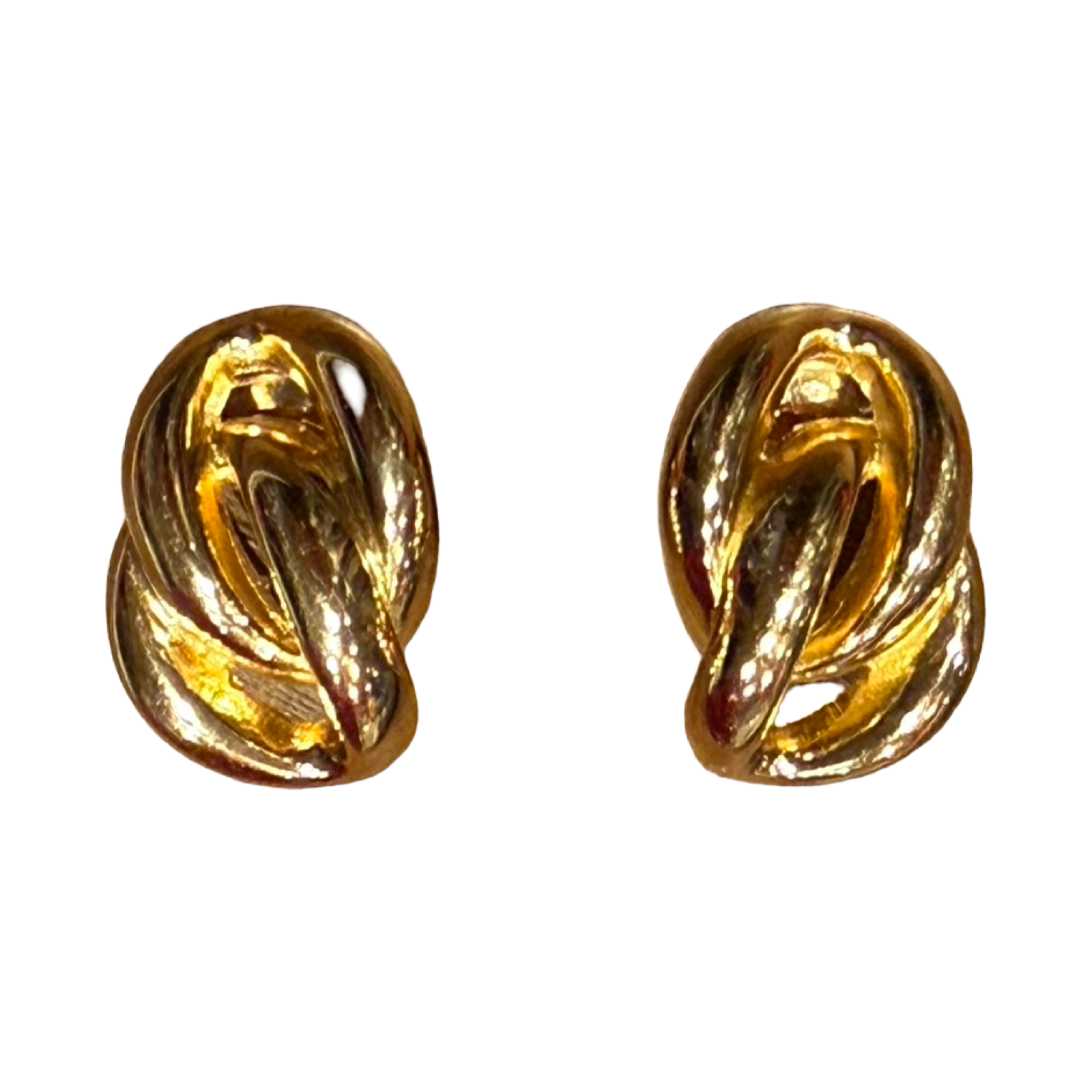 Dior Vintage Chain Earrings Large by The Vintage New Yorker