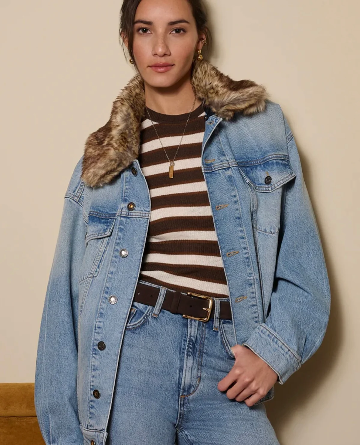 Favorite Daughter The Oversized Bowery Jacket by Sierra Deene