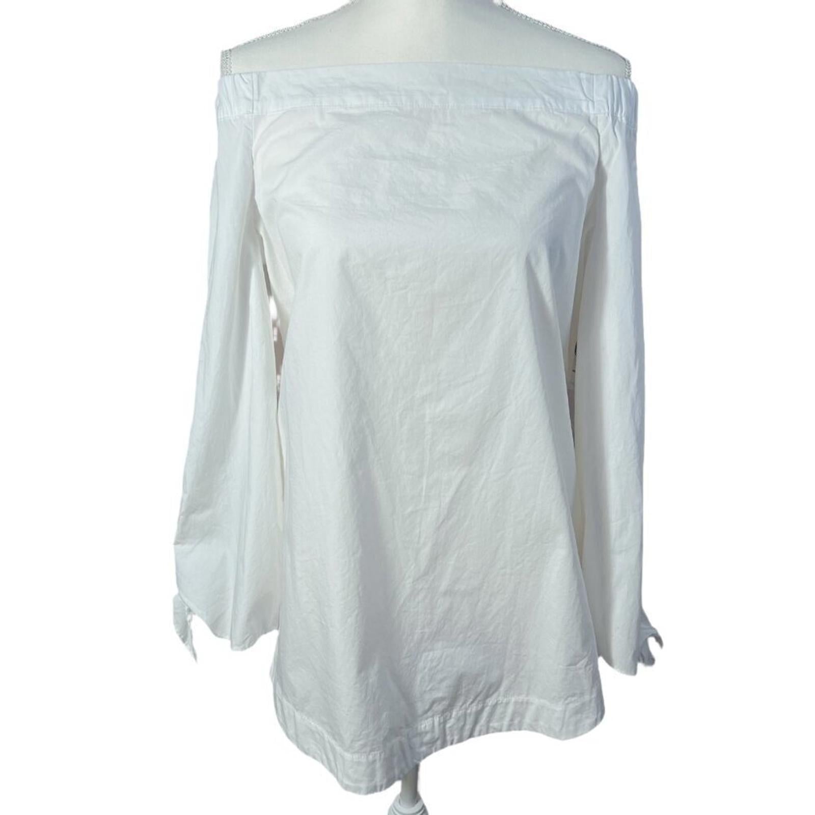 NWT Free People Show Me Some Shoulder Off Shoulder White Cotton Blouse by Hot Girl Secondhand