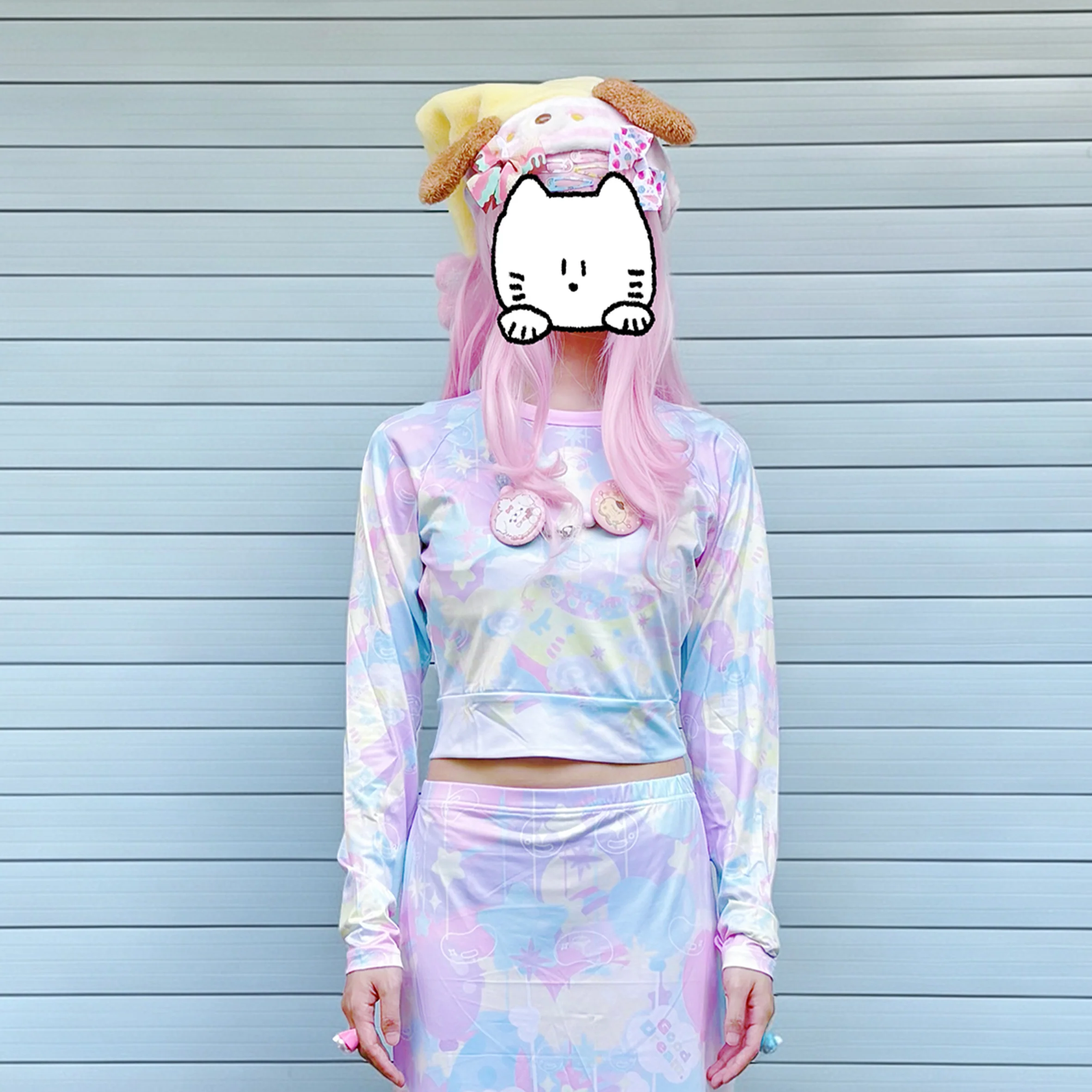 Decora Kei Pastel Skirt Set - Rainbow Universe RUX by Land Decora