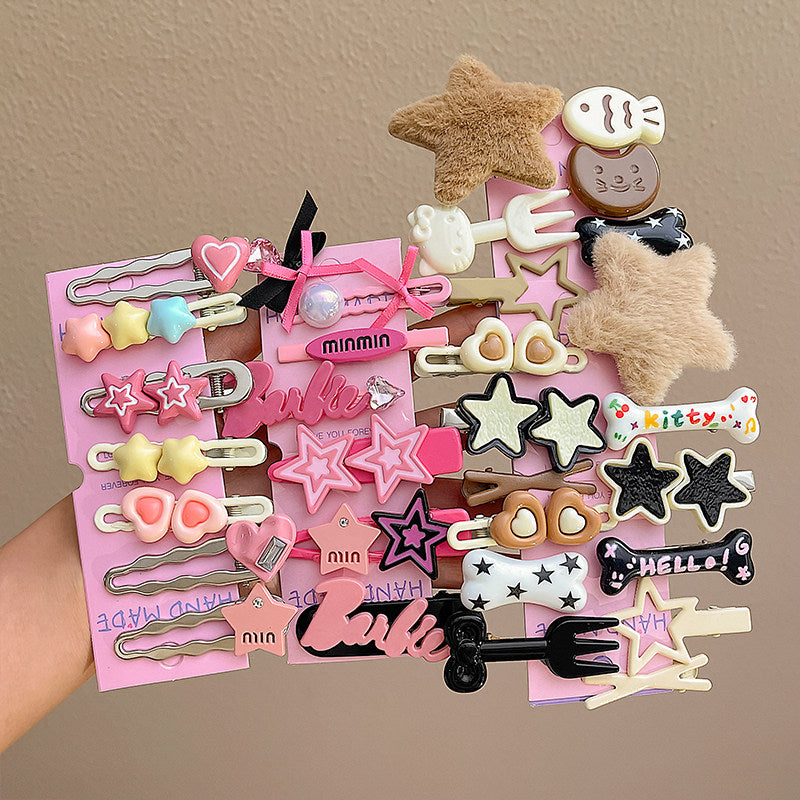 Y2K Letter Hair Clips by Land Decora