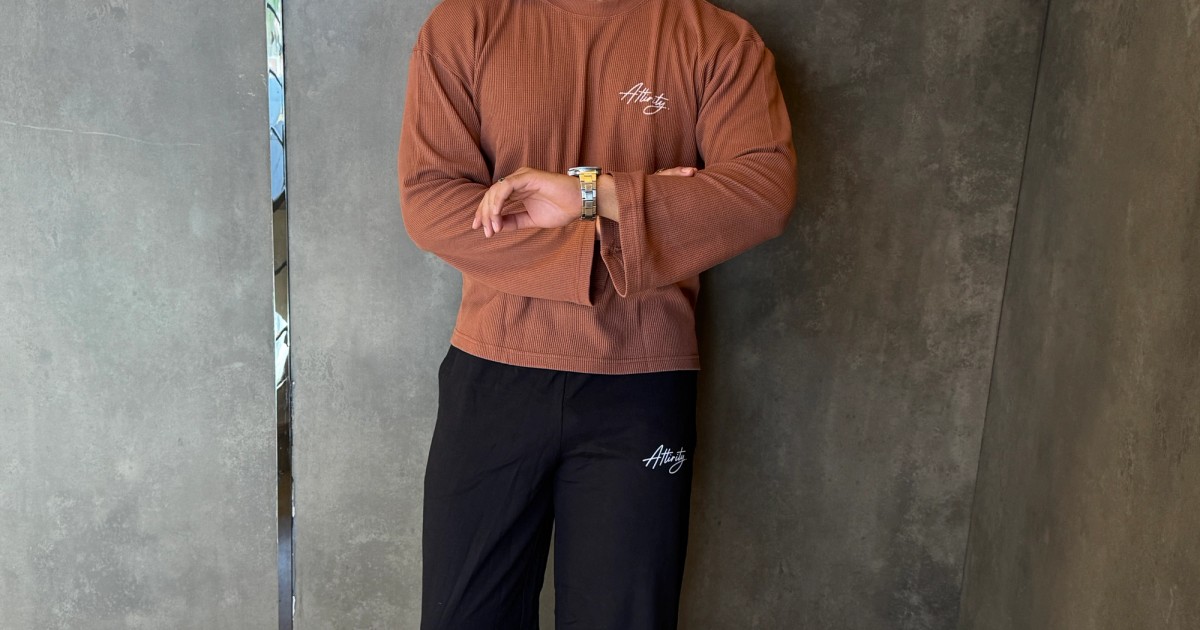 Black Cotton Straight Fit Trousers by Attirity