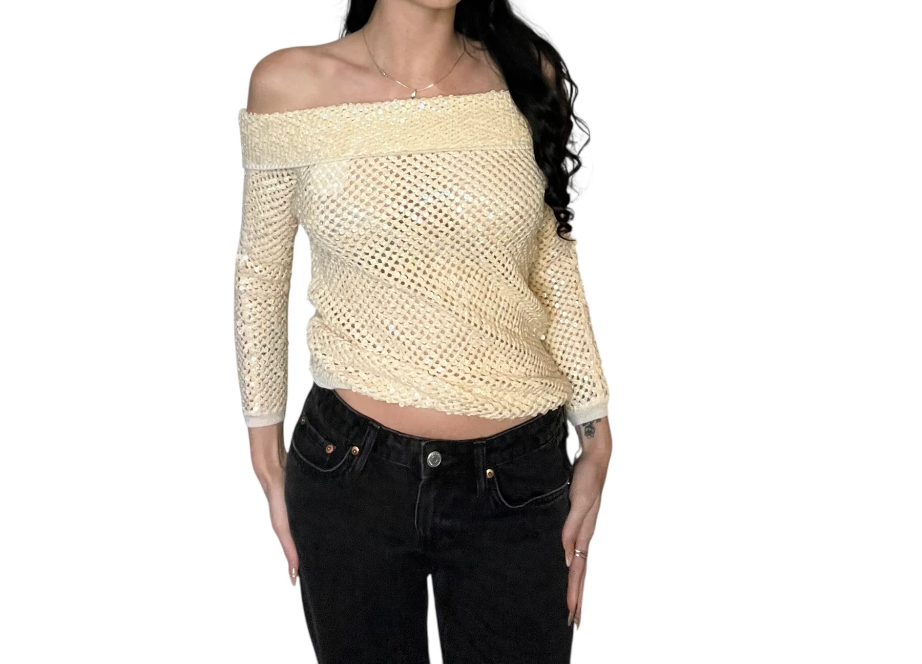 Armani Exchange Sequin Top by Ascensio Vintage