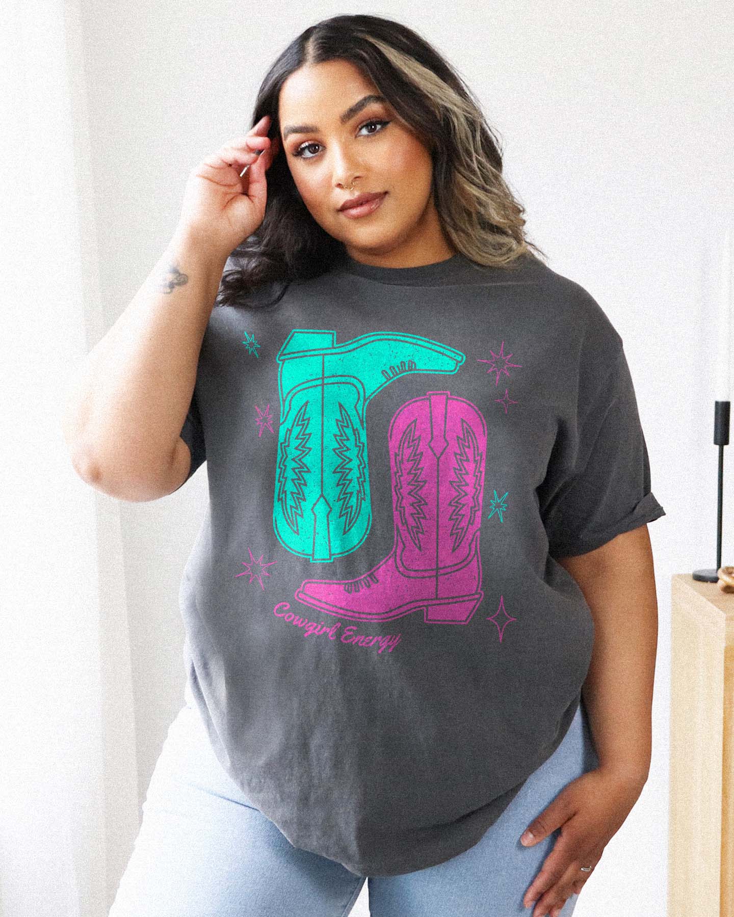 Cowgirl Energy T-Shirt by DILLO Outfitters