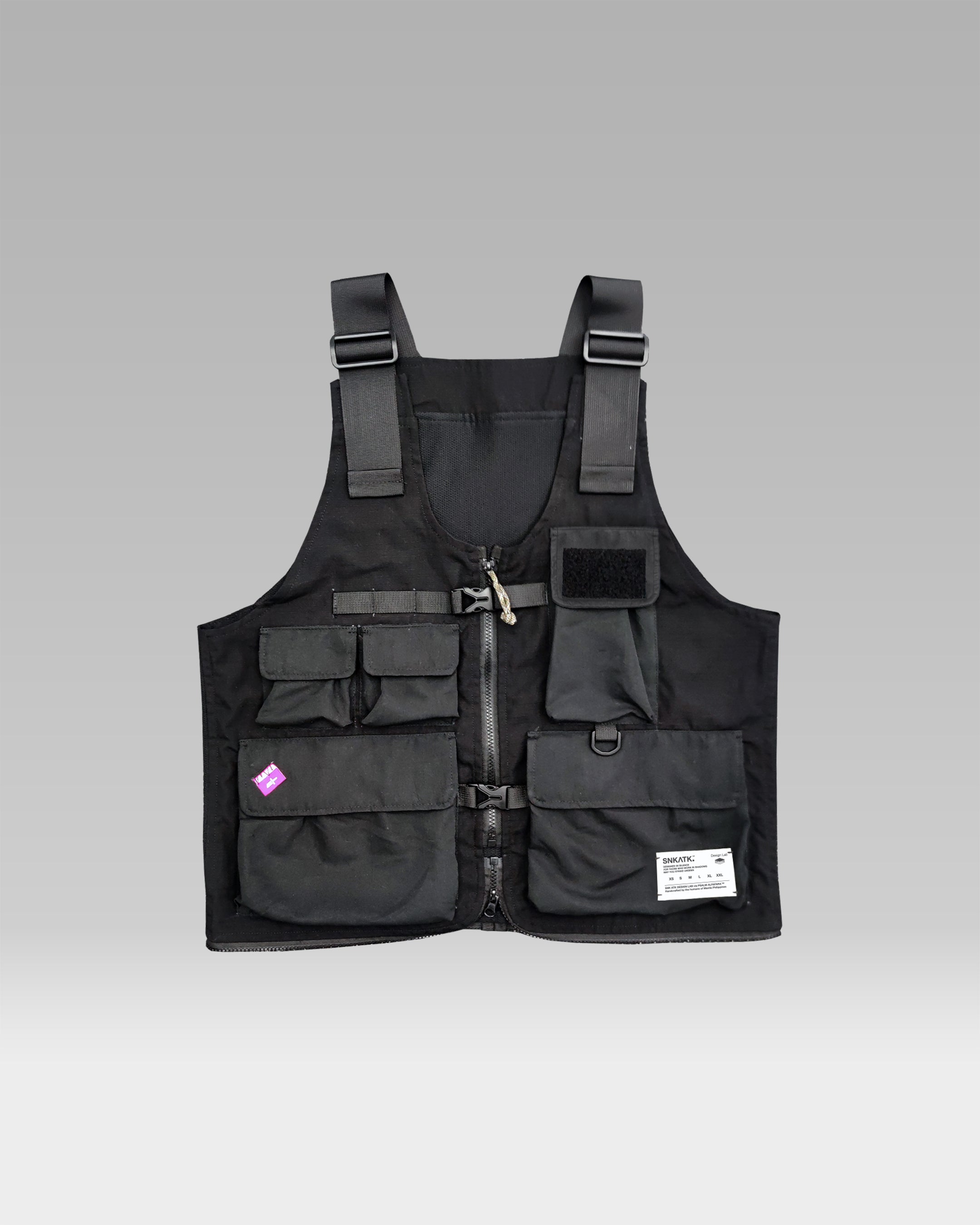 Transforming Utility Vest/Tote Bag - Midnight | SNK ATK Design Lab - SNK ATK® Design Lab by SNK ATK Design Lab