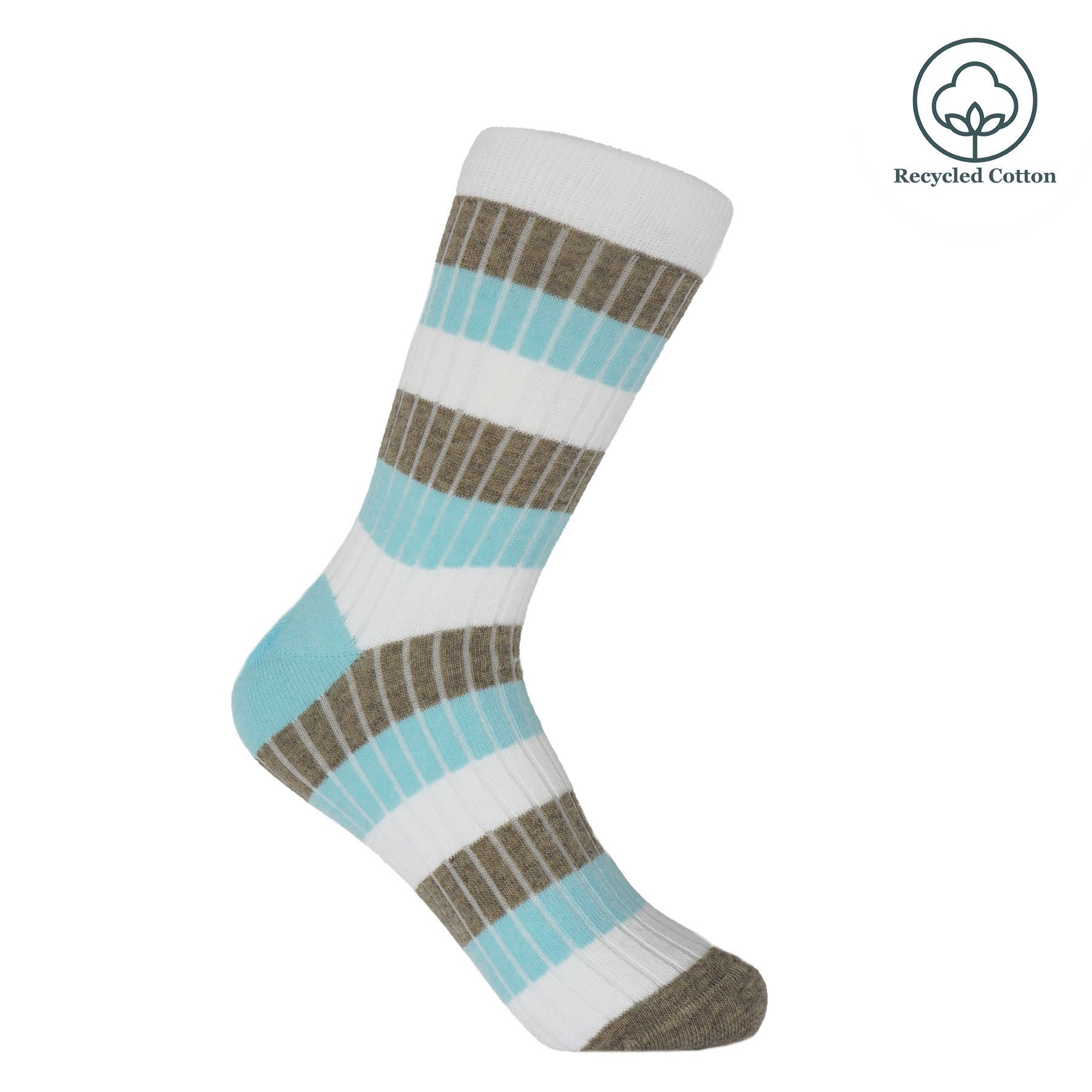Chord Women's Socks - Turquoise by Peper Harow