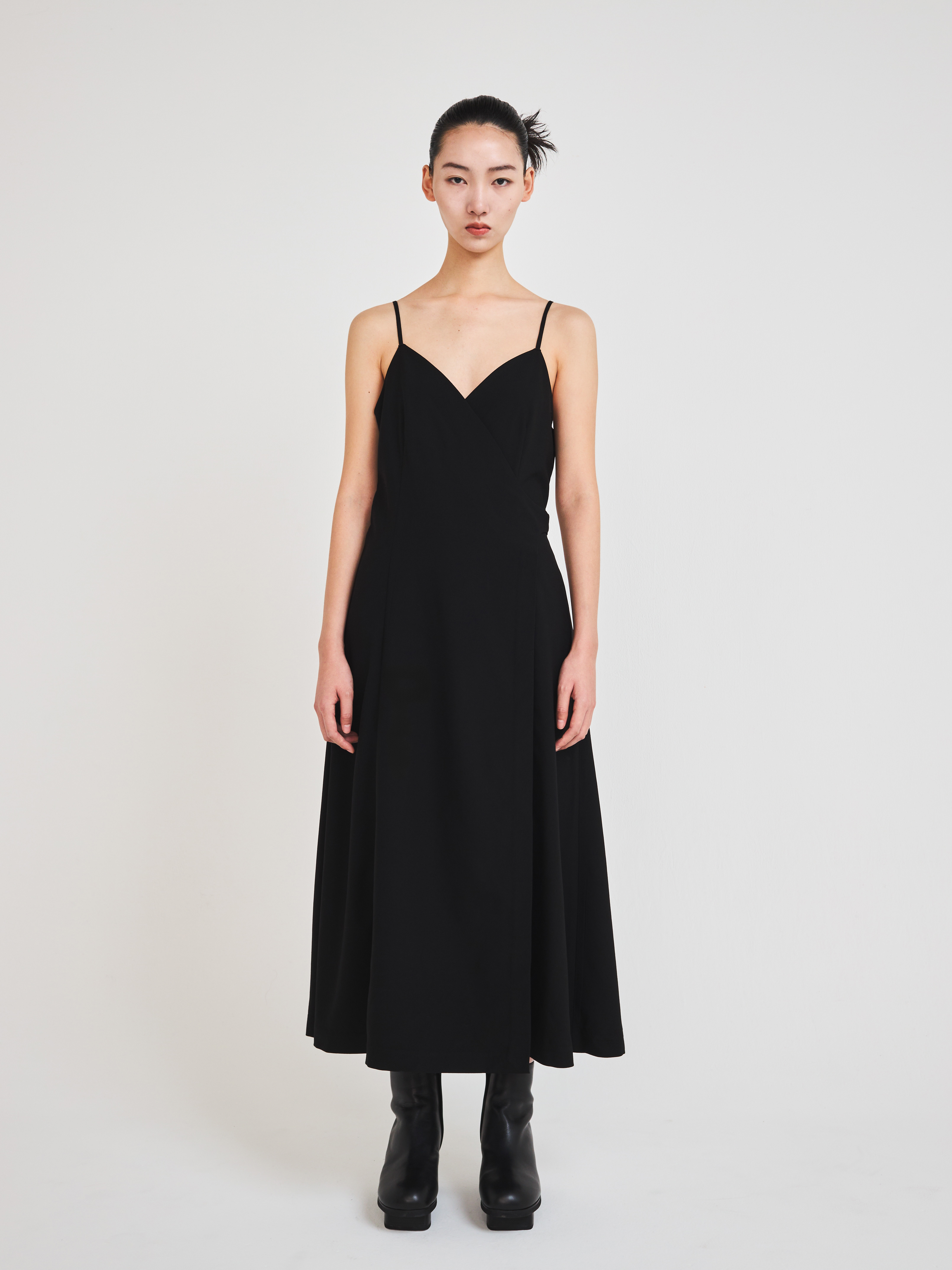 Embracing Wrap Long Cami Dress by ASATO