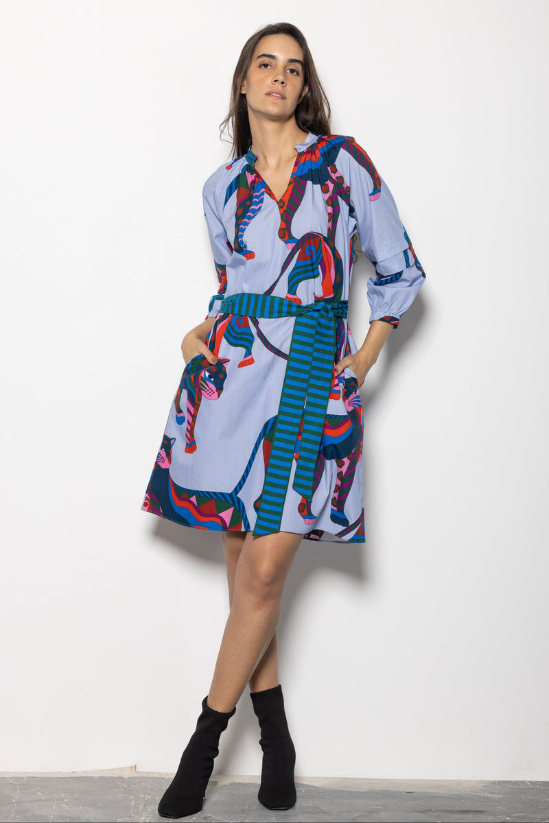 CHEETAH MIRAGE GIA DRESS by Maude Vivante