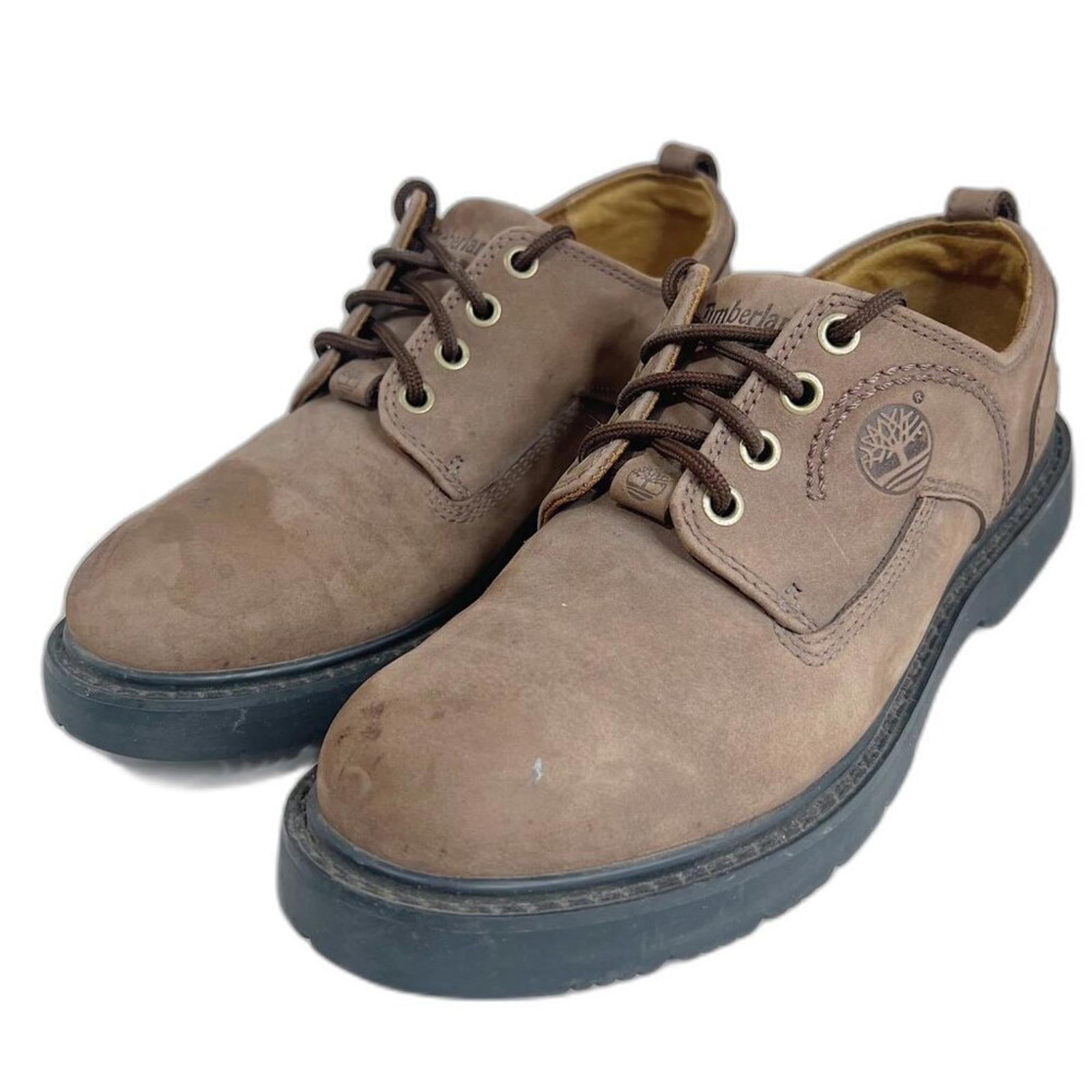 Timberland Men's Stormbuck Waterproof Brown Leather Oxfords Lace Up Si by Hot Girl Secondhand