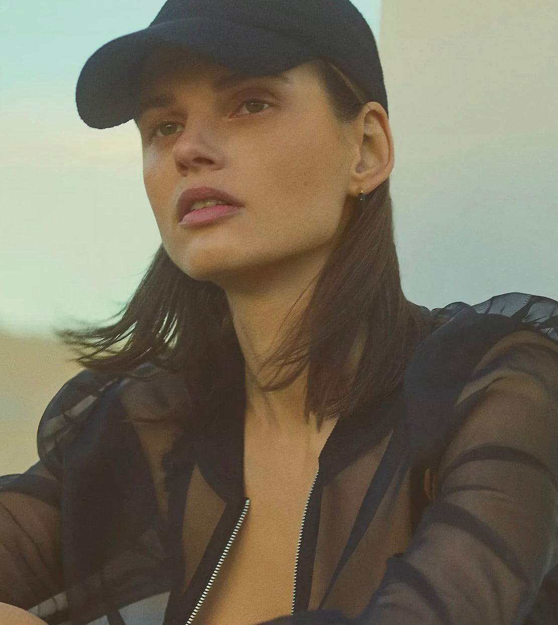 Wyeth Paula Mesh Hat in Black by Sierra Deene